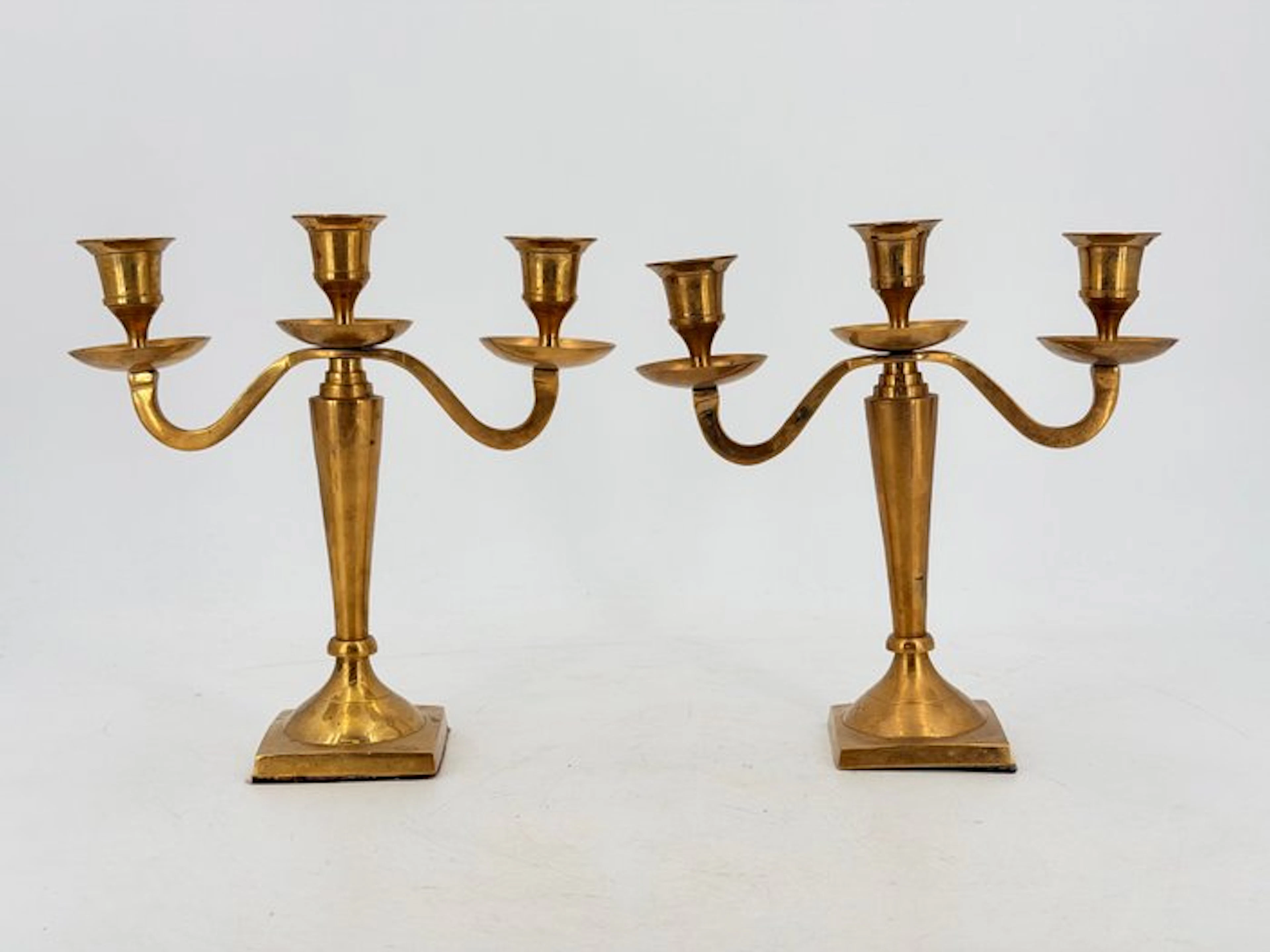 Candelabrum (2) - Brass - TRes Brazos