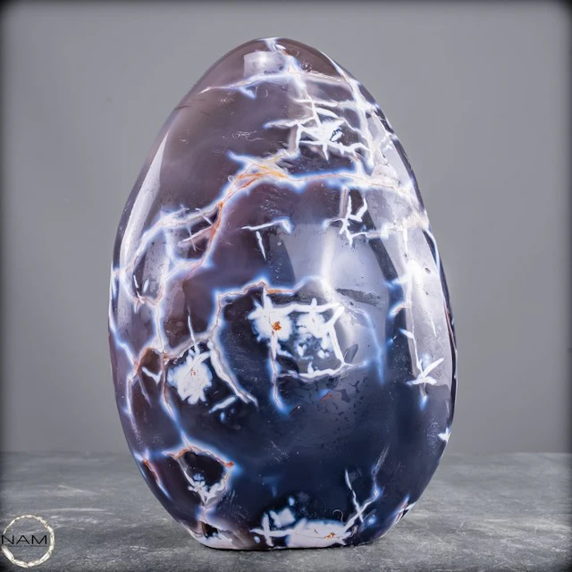 Natural Orca Agate Freeform- 2120.44 g