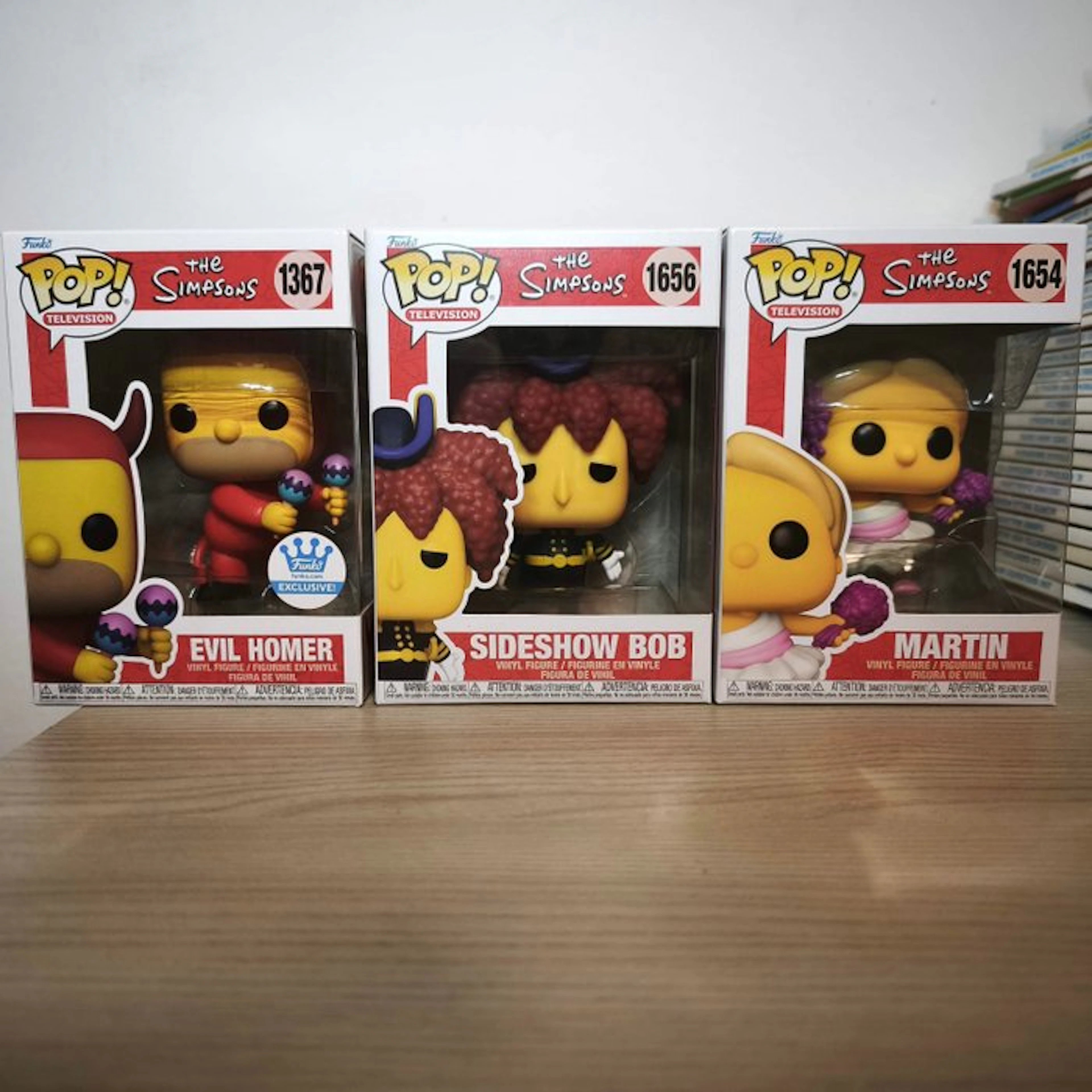 Funko - Funko Pop - Evil Homer 1367 e Sideshow Bob...