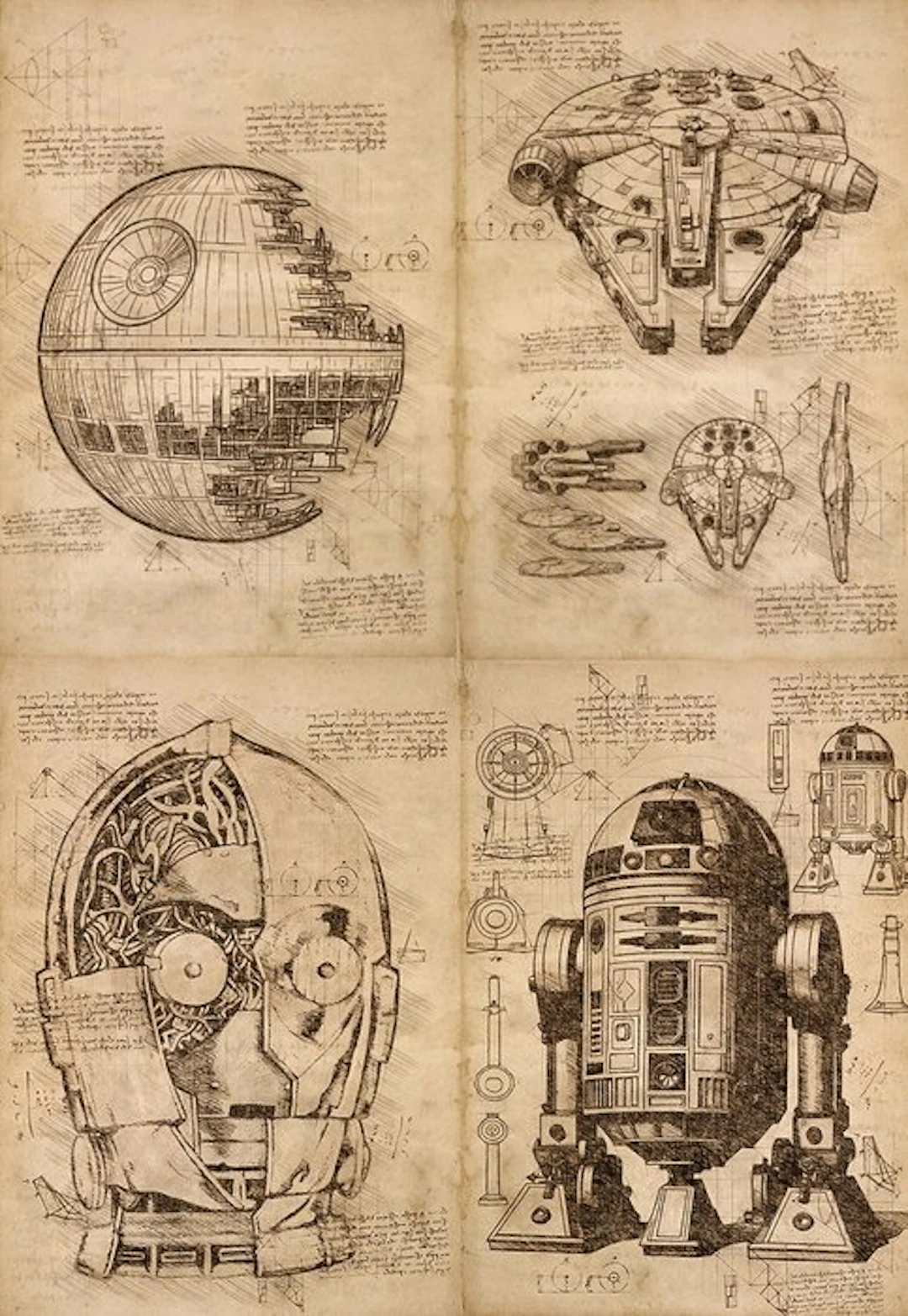 Boriani - 4 x Star Wars megapack R2D2