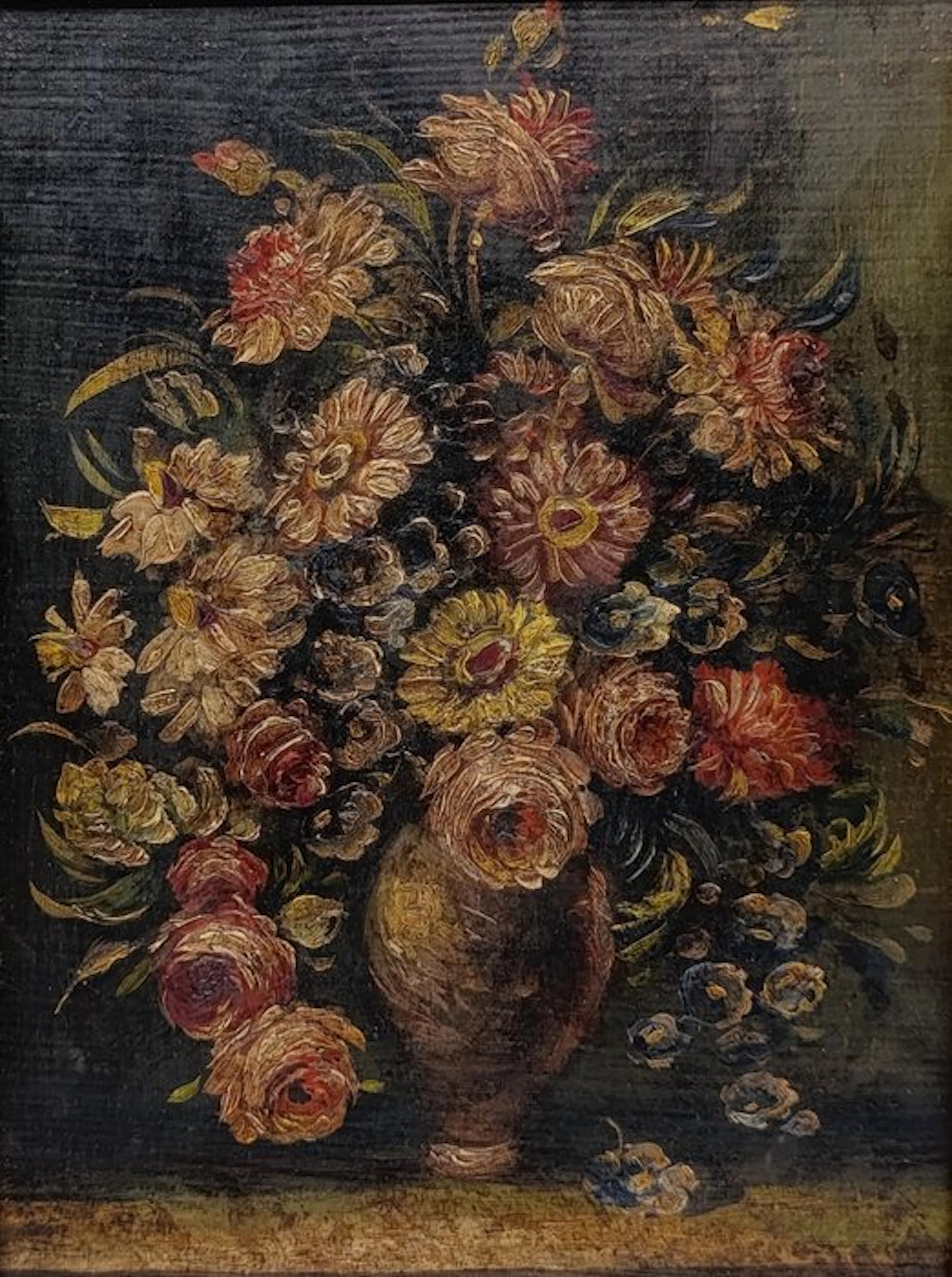 Scuola italiana (XIX-XX) - Vaso di fiori