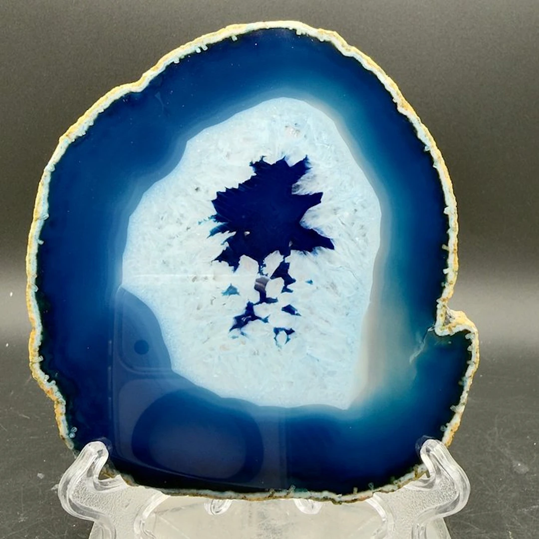 Agate Rough - Height: 11 cm - Width: 10 cm- 109 g - (1)