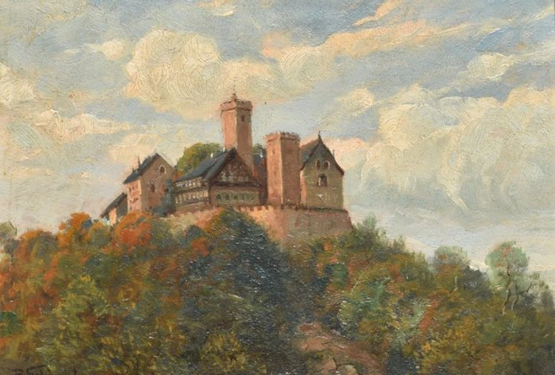 Reinhard Schinzel (1879-1954) - Herbstliche Wartburg