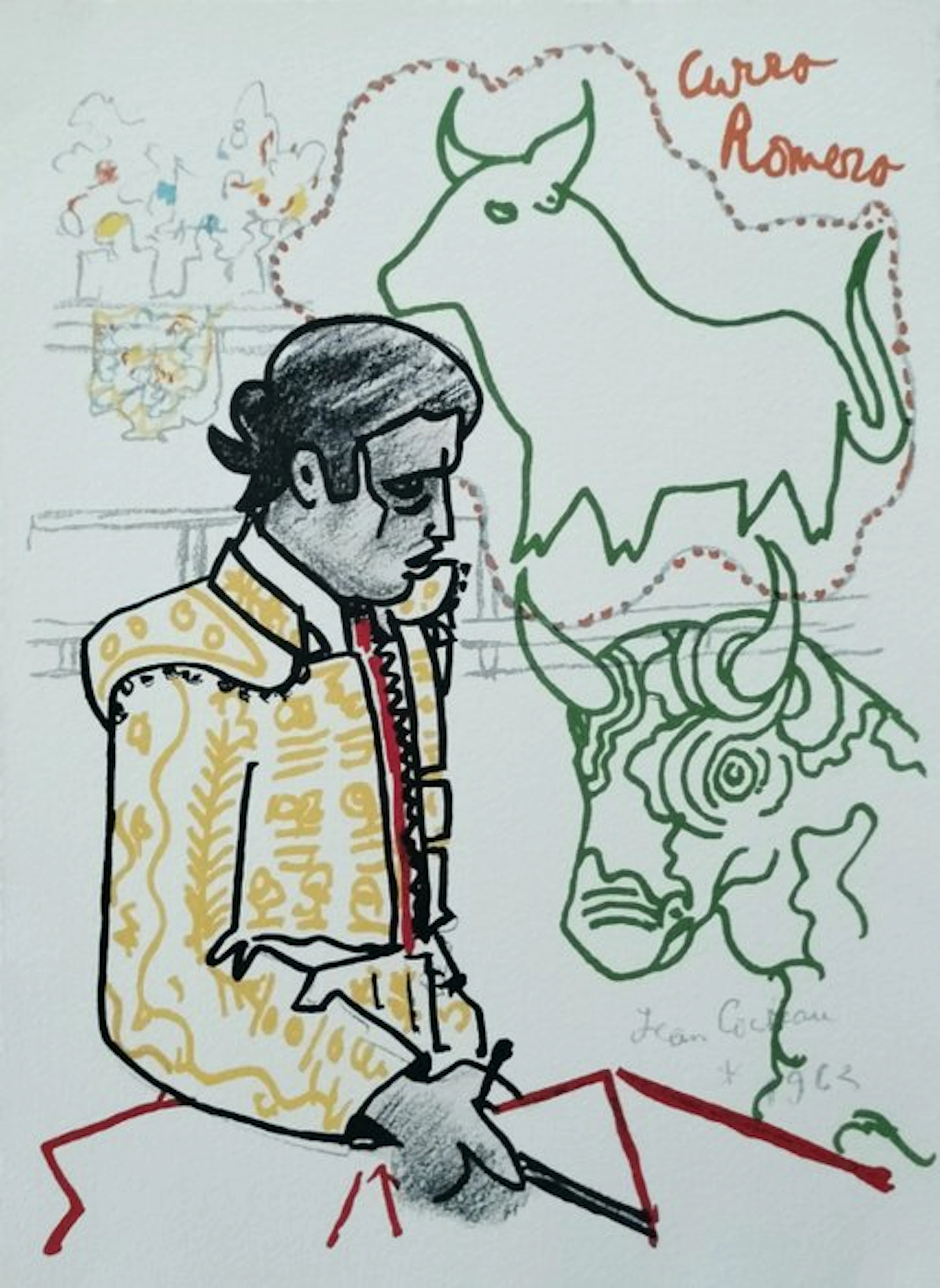 Jean Cocteau (1889-1963), after) - Curro Romero