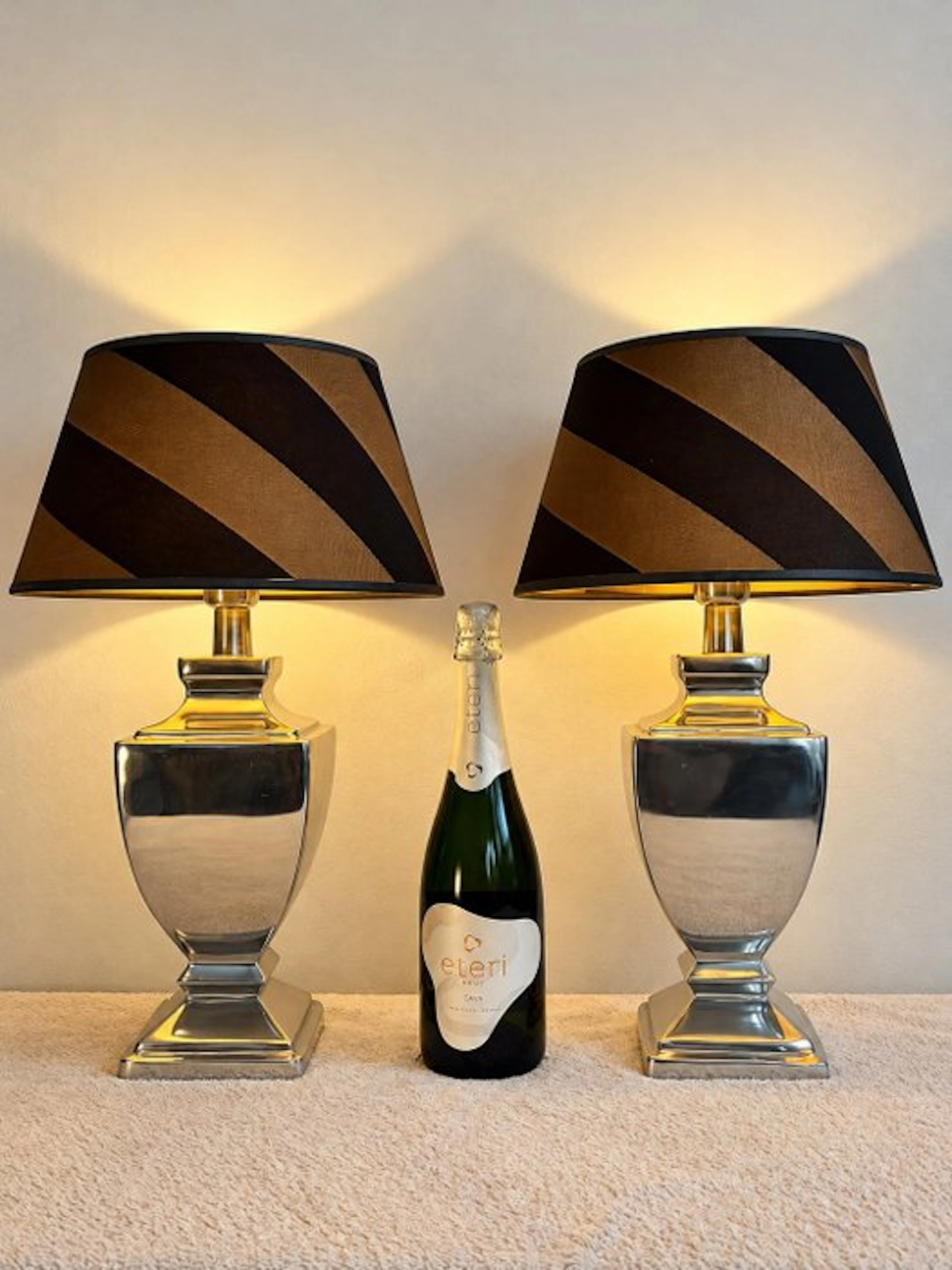 Light Makers - Table lamp (2) - Metal, Chrome