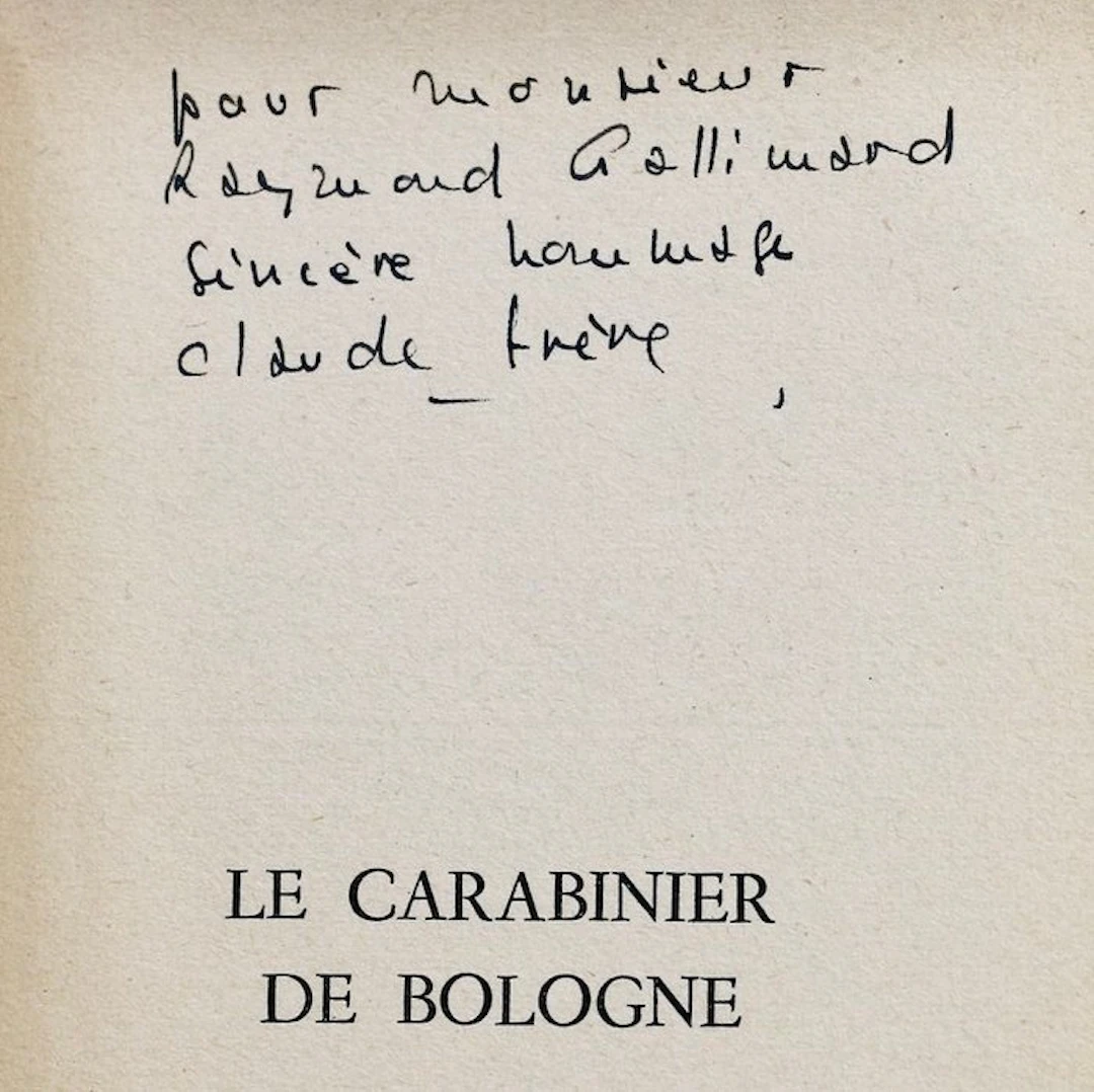 Claude FRÈRE - Le Carabinier de Bologne [éo S.P