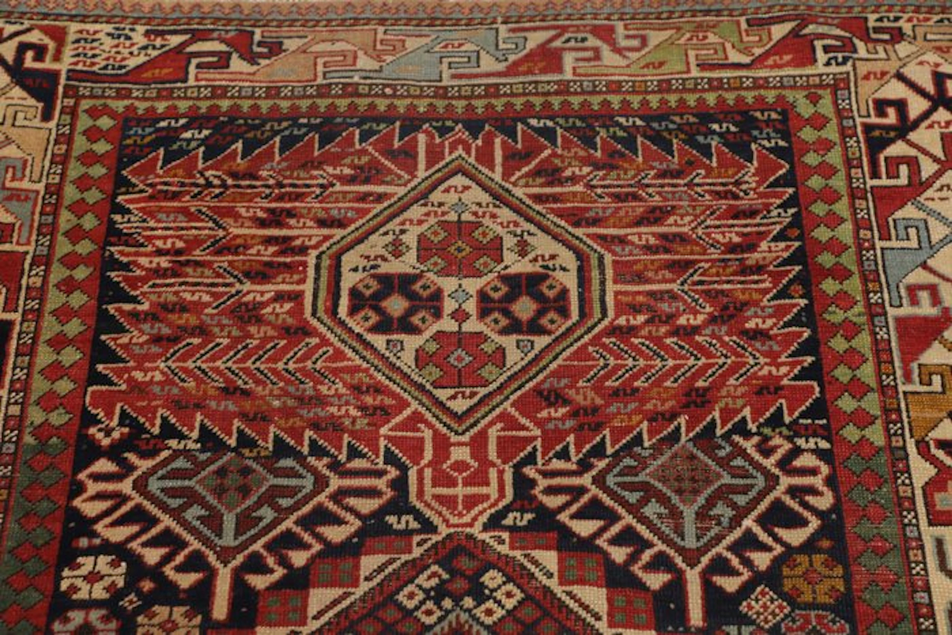 Shirwan - Kazak - Rug - 330 cm - 109 cm - Caucasus - Antique ca. 1920