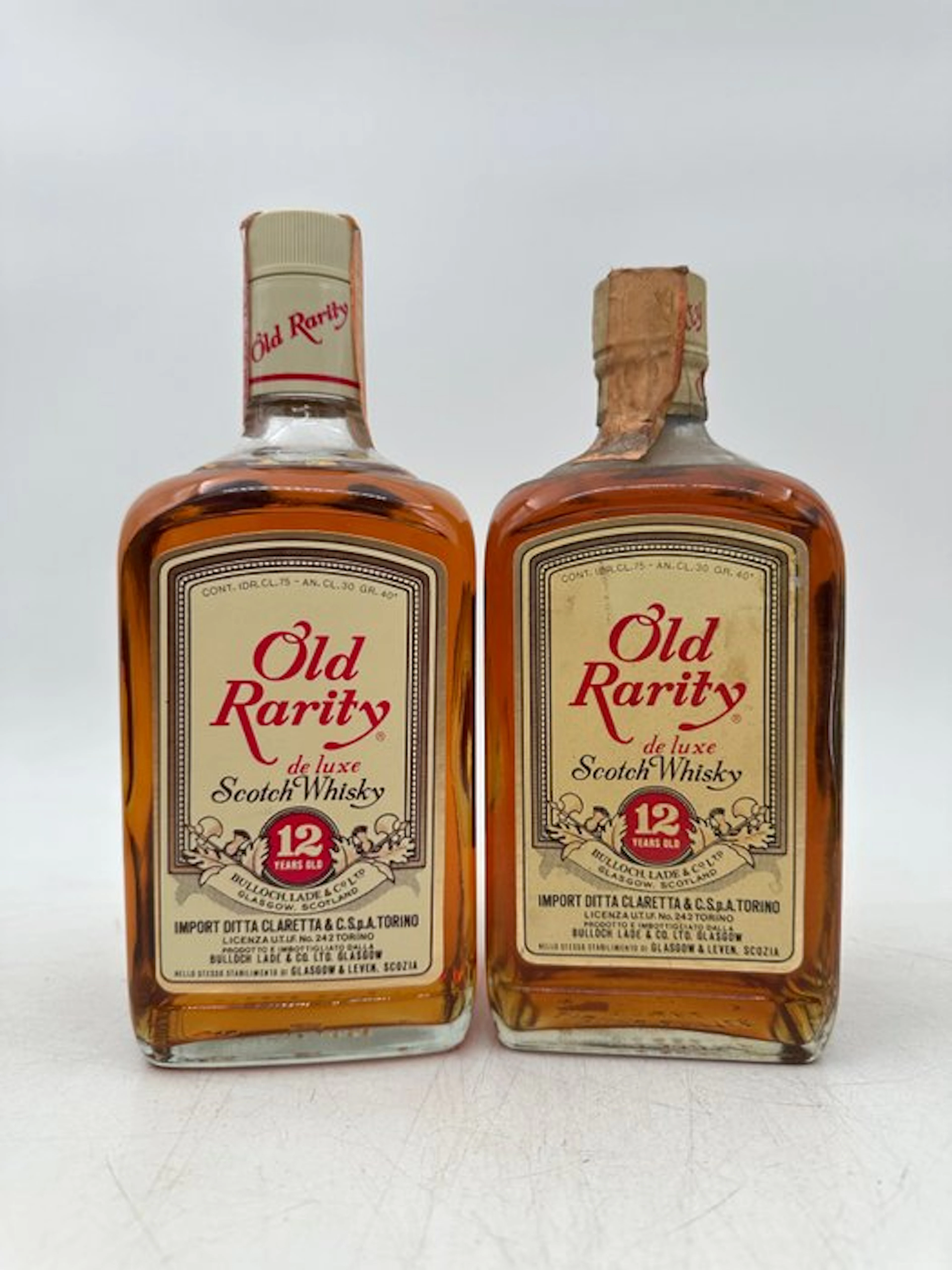 Old Rarity 12 years old - De Luxe - b. 1970s - 75cl - 2 bottles