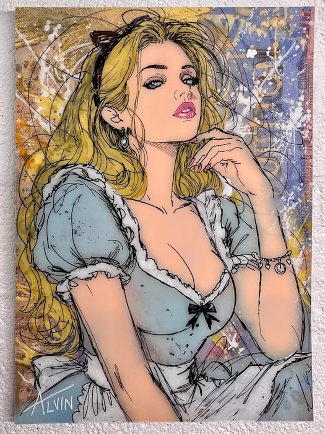 Alvin Silvrants - Glamour model Alice in Wonderland...