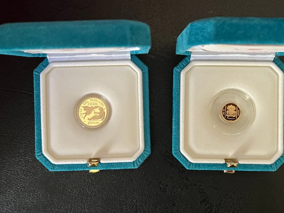 Vatican. 10 Euro / 20 Euro 2019 "Il Battesimo" + "Le...