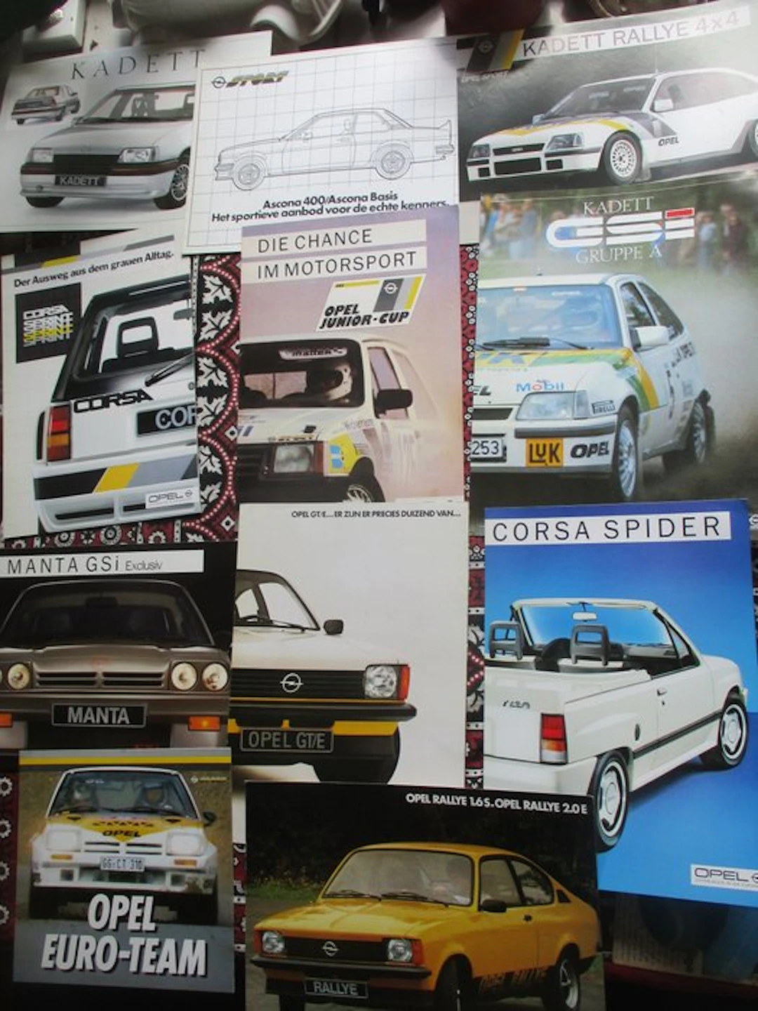 Opel sport (scona 400/Rallye/CorsaSpider/Corsa...