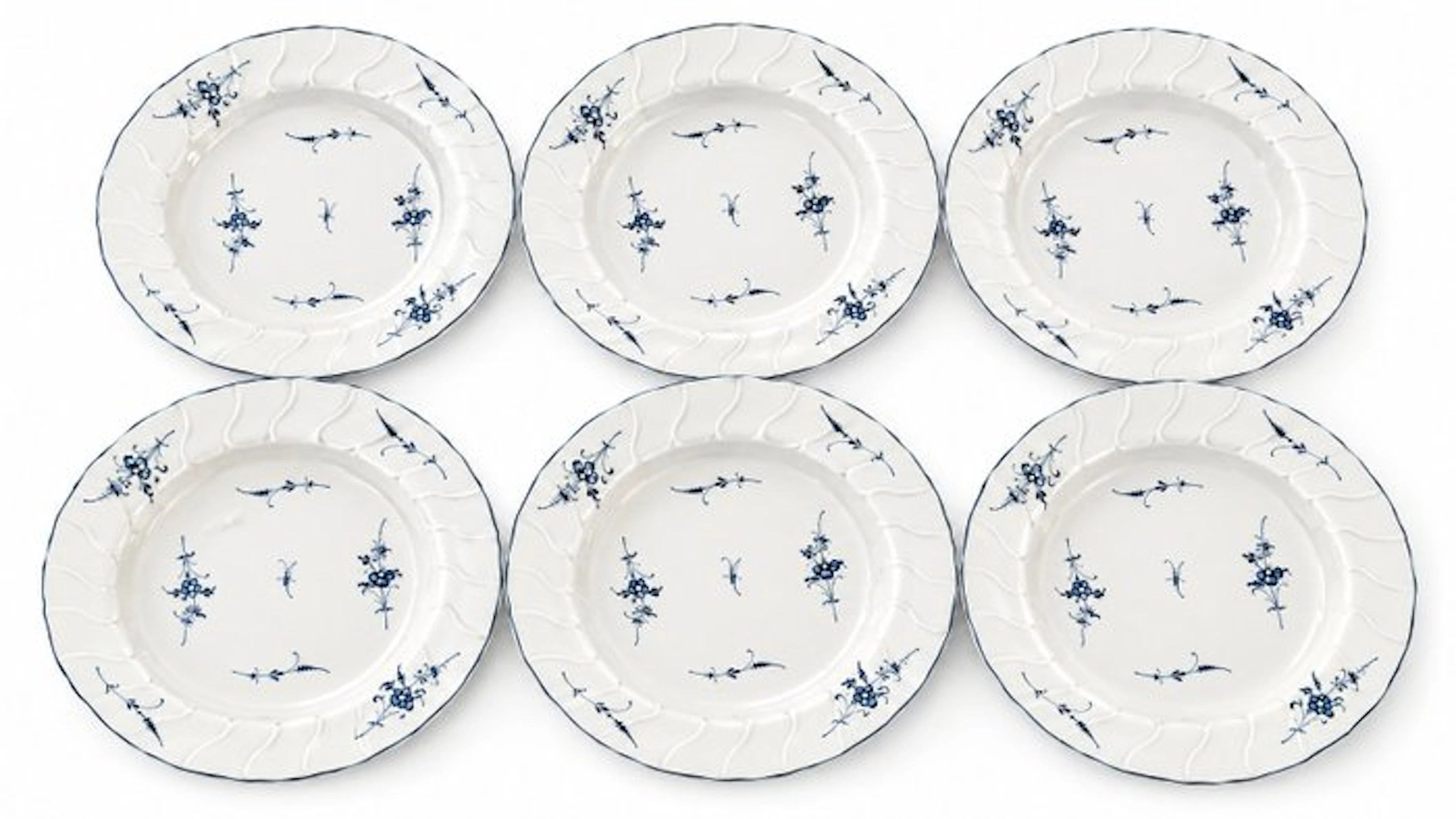 Villeroy & Boch - 6 Assiettes creuses - Table service for...