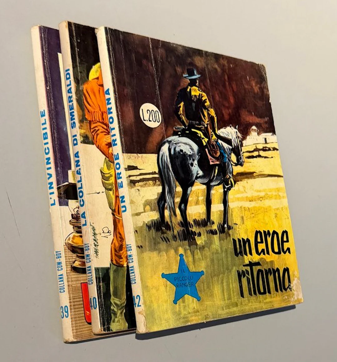 Il Piccolo Ranger nn. 39, 40 e 42 - 2 Comic - First edition - 1967