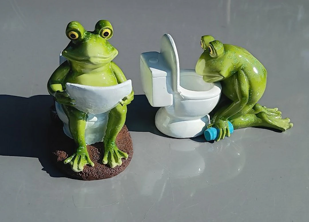 humoristische kikkers zonder minimumprijs - Figurine...