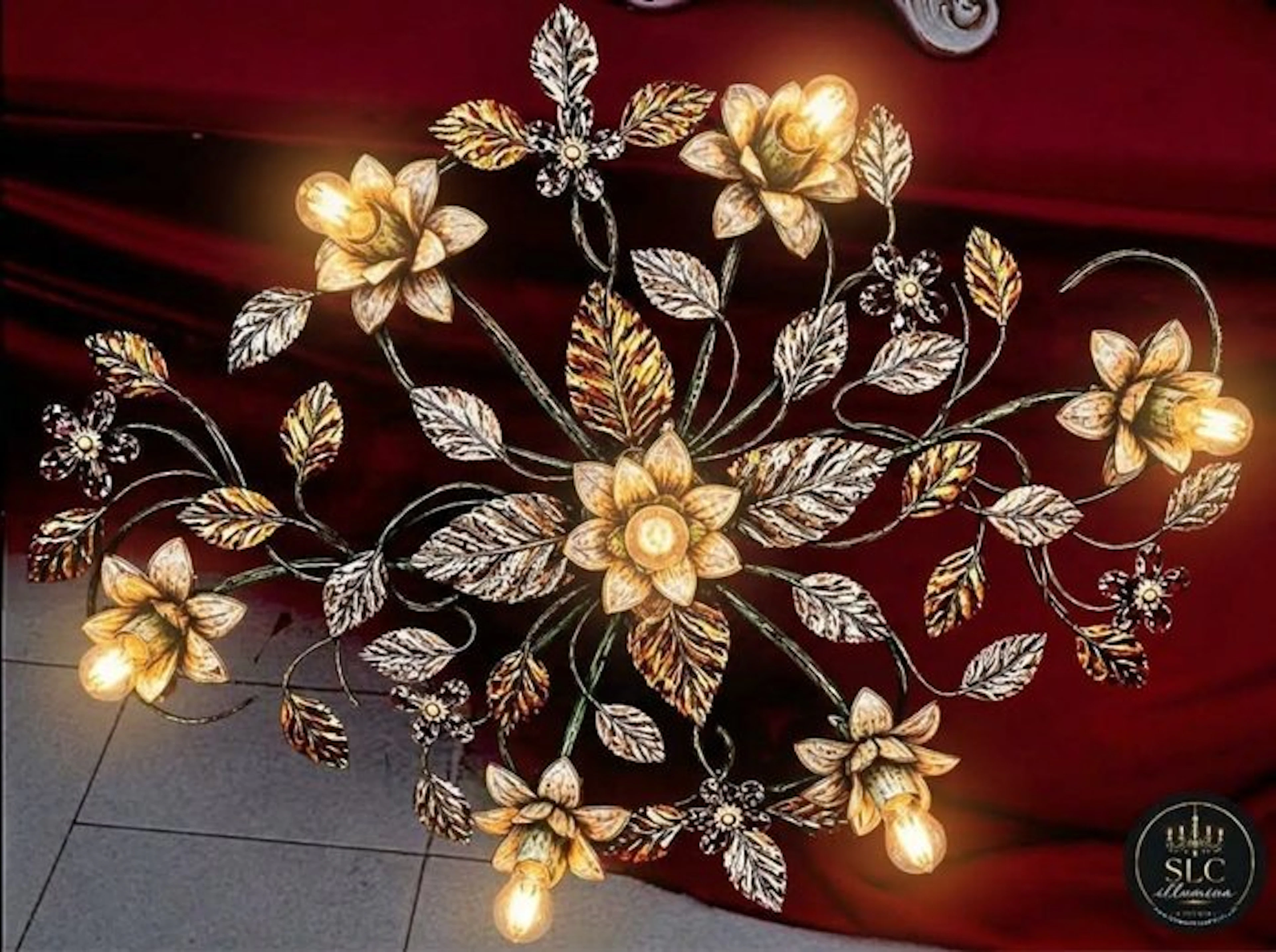 SLC Illumina - MG - Chandelier - Paf6L Ortensia - Wrought...