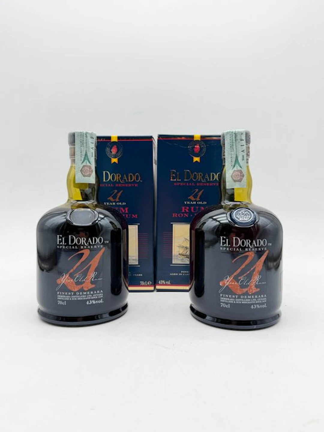 El Dorado 21 years old - Special Reserve - b. 2000s - 70cl - 2 bottles
