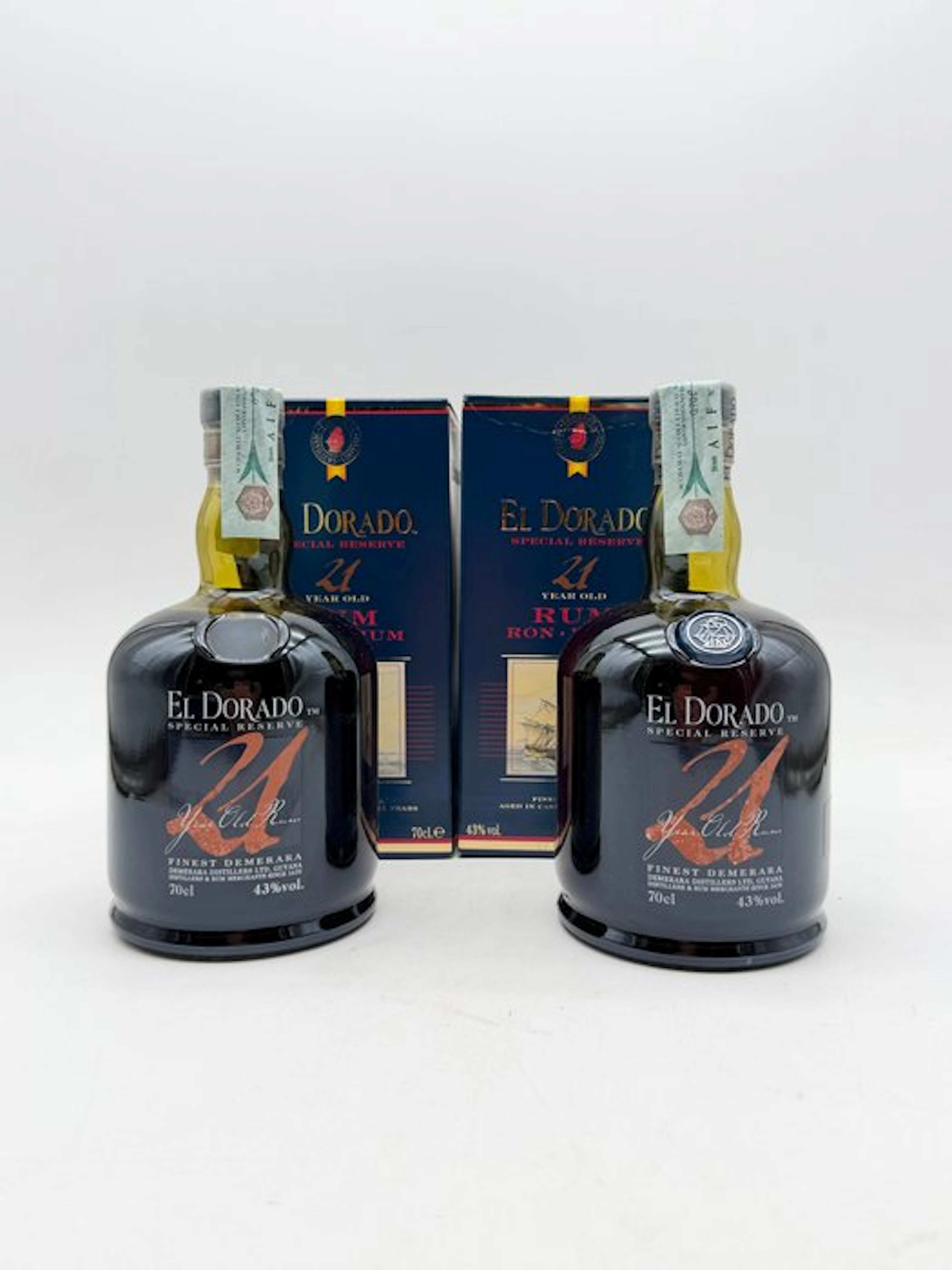 El Dorado 21 years old - Special Reserve - b. 2000s - 70cl - 2 bottles