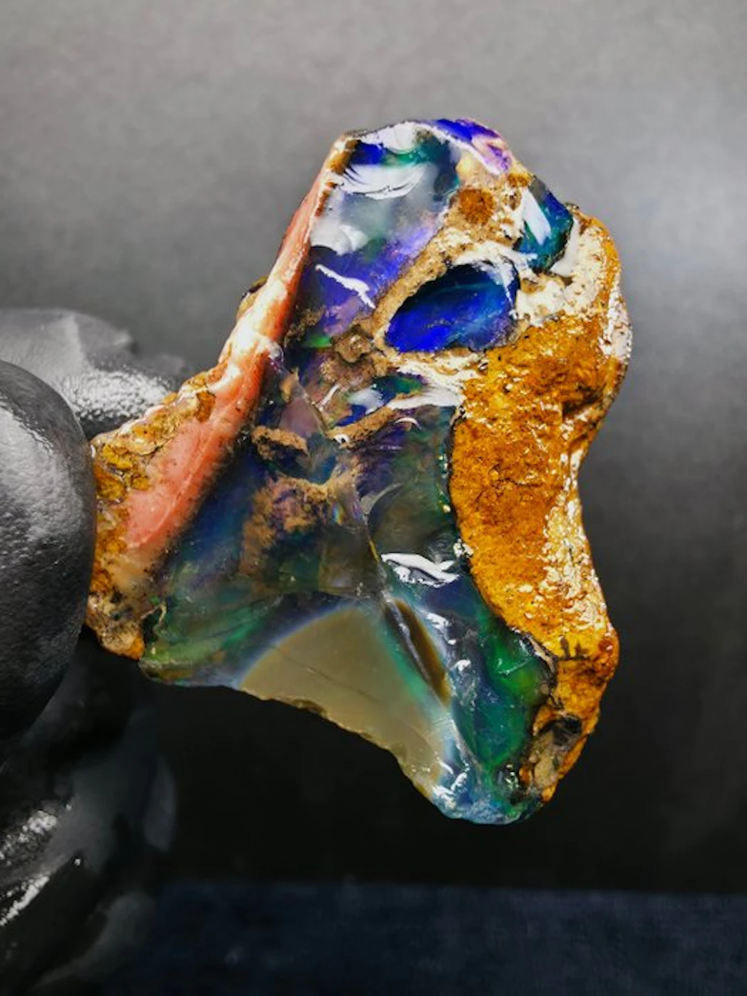 40.65gr Crystal Opal Specimen Rough- 40.65 g