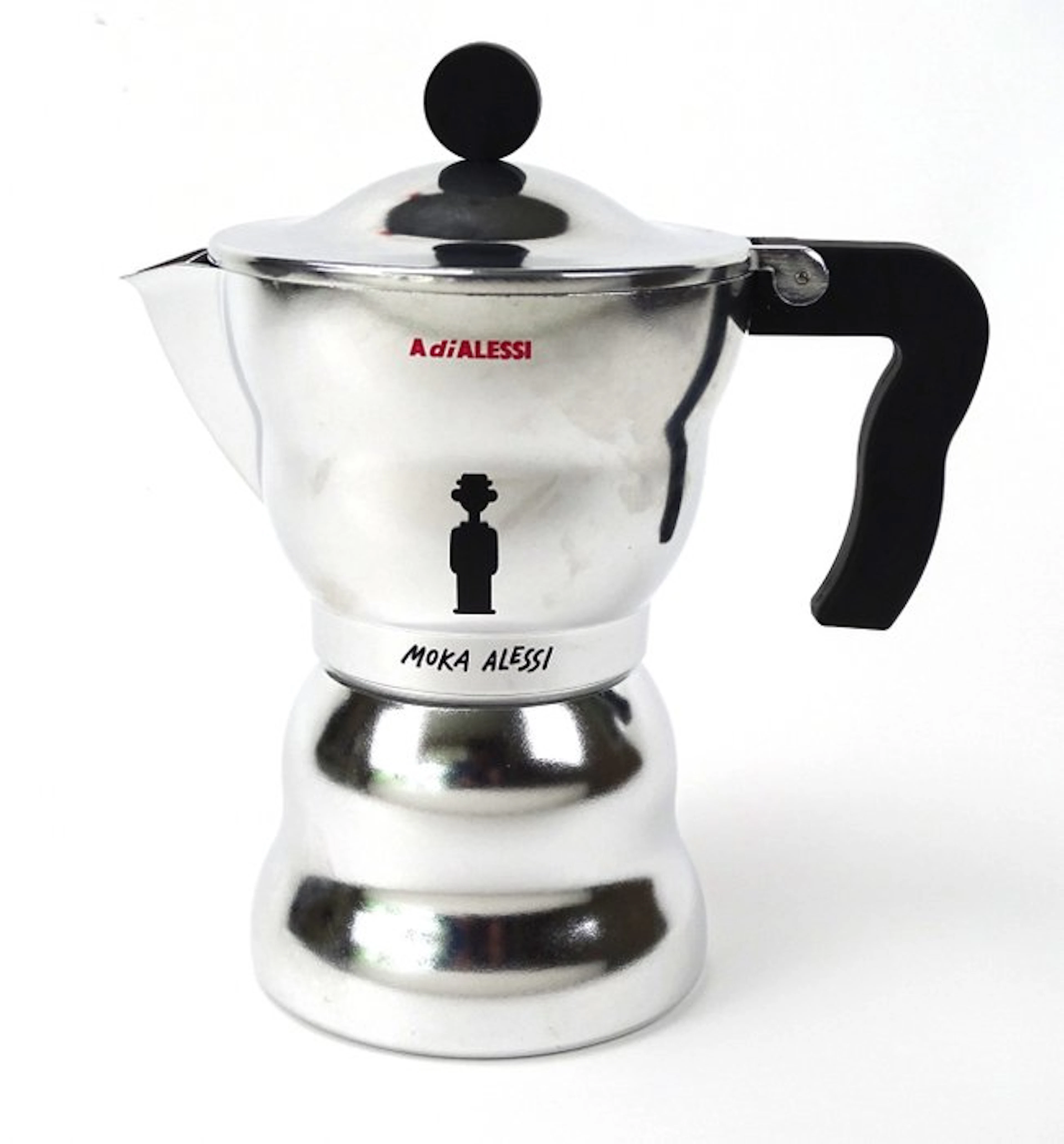 Alessi - Alessandro Mendini - Coffee maker - "Moka" - Aluminum casting