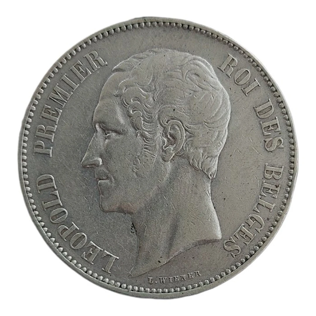 Belgium. Leopold I. 5 Francs 1850 / Argent .900 (No reserve price)