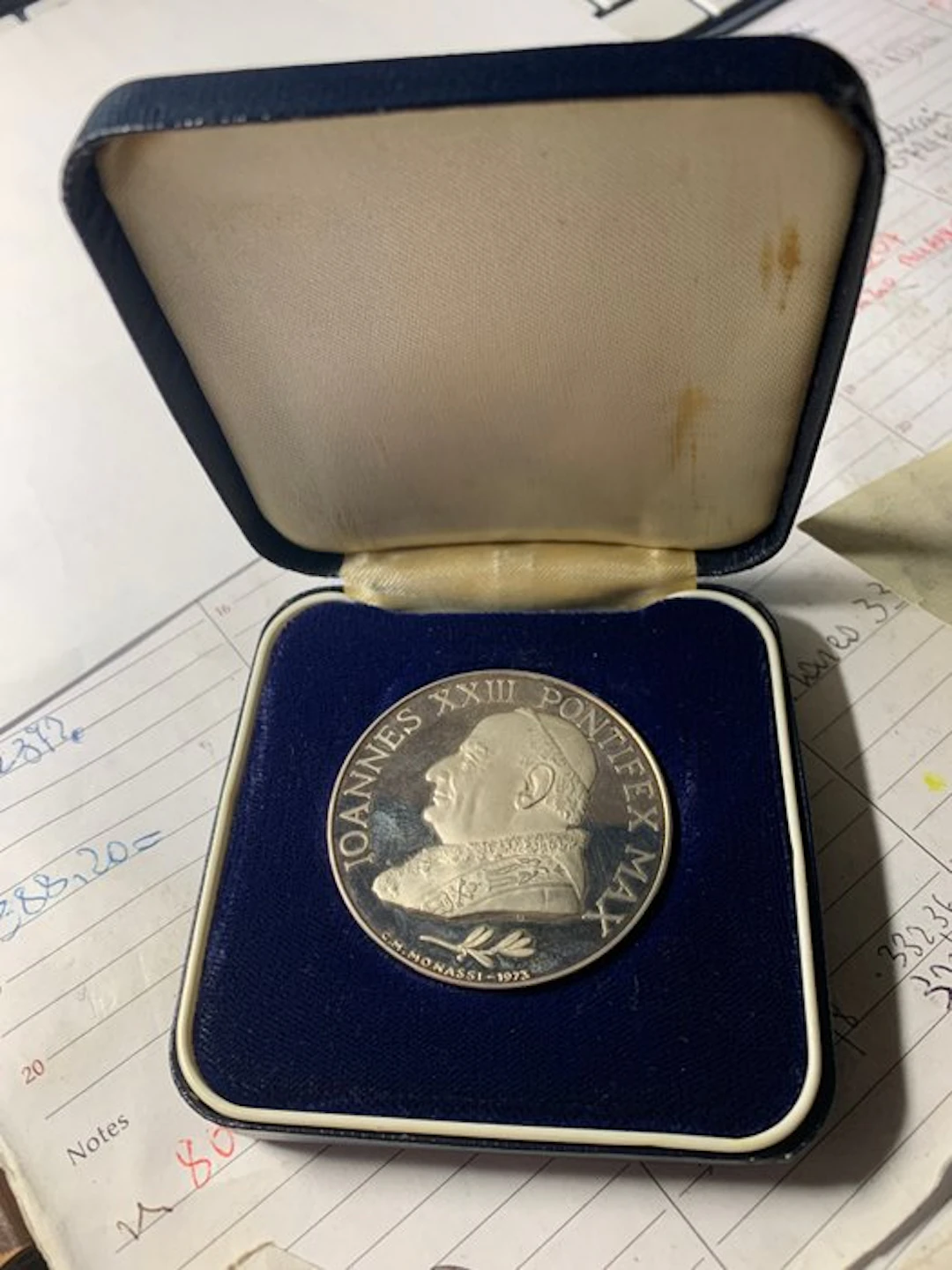 Vatican. Giovanni XXIII. Medal 1973 In memoria opus Monassi (No reserve price)