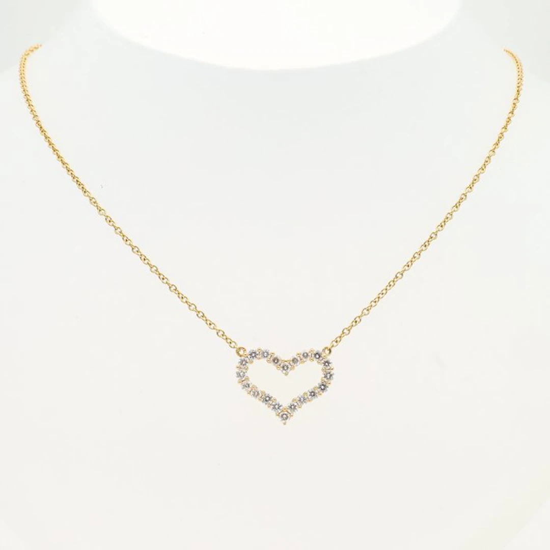 Necklace with pendant - 18 kt. Yellow gold Diamond (Natural)