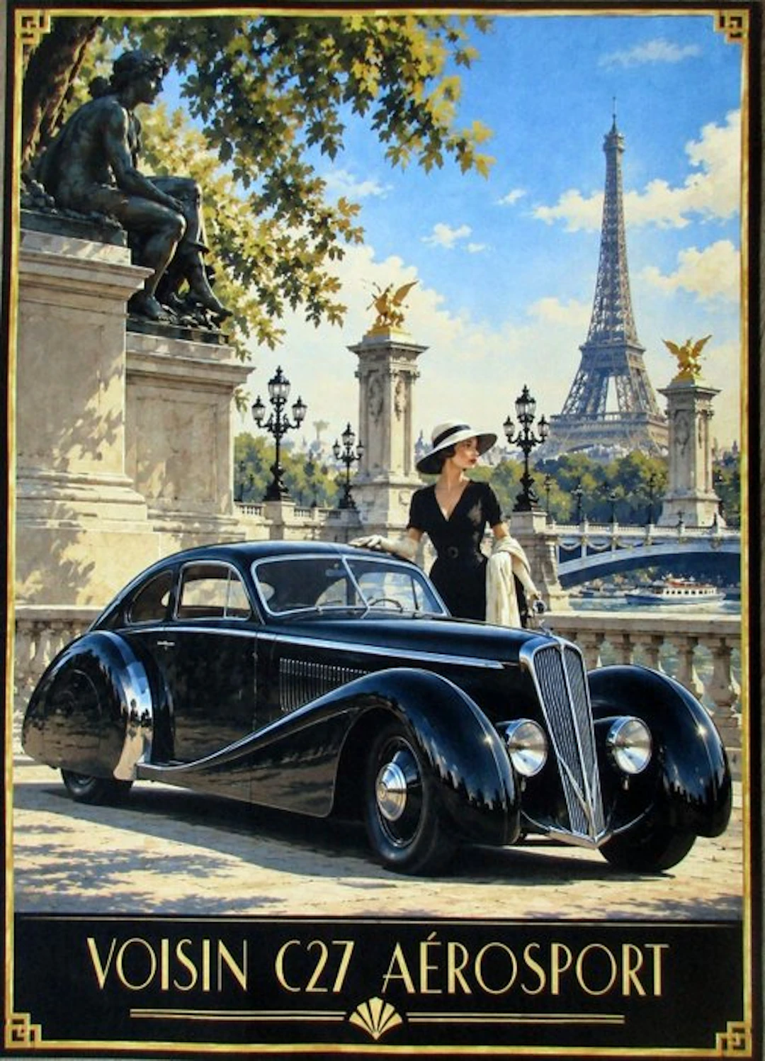Voisin C27 Aerosport/Paris - Design Studio 1954 - Art Deco - Voisin