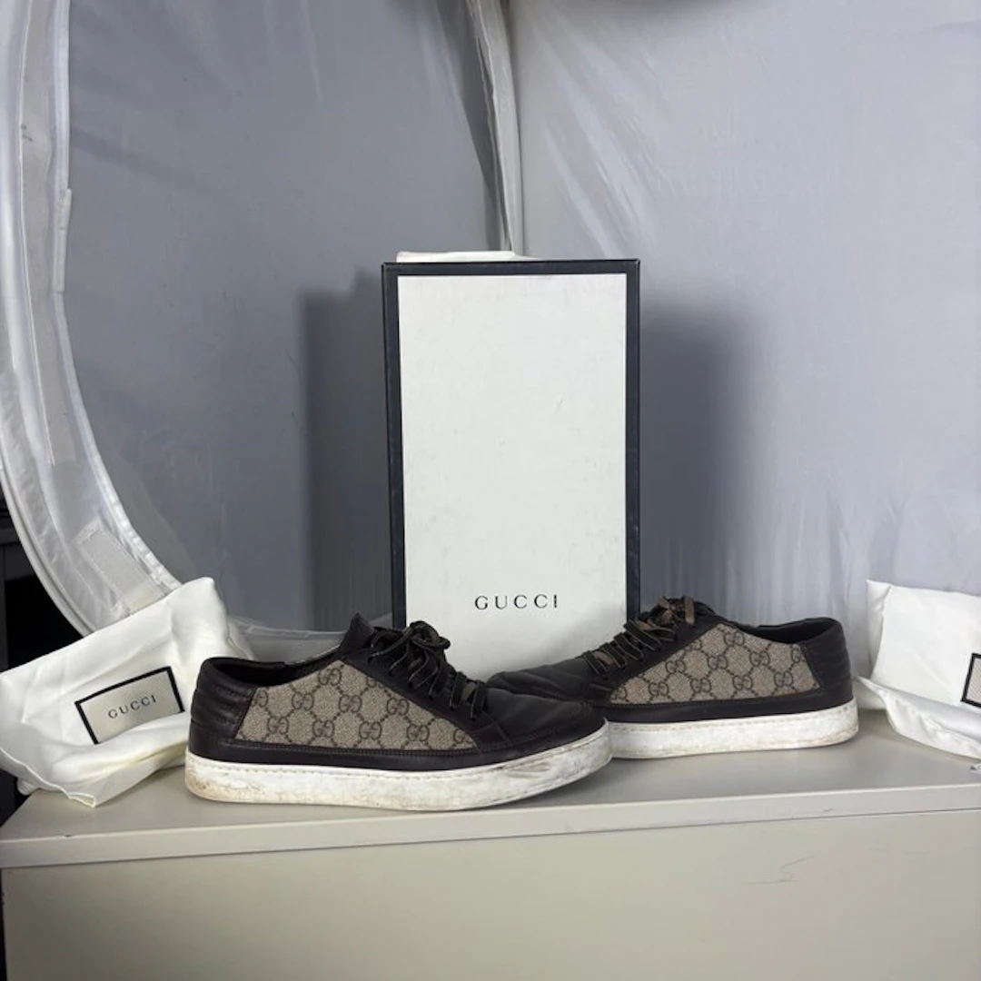 Gucci - Common GG Supreme - Low-top trainers - Size: EU 41