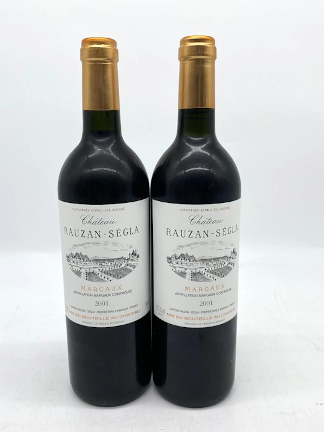 2001 Château Rauzan-Ségla - Margaux 2ème Grand Cru Classé - 2 Bottles (0.75L)