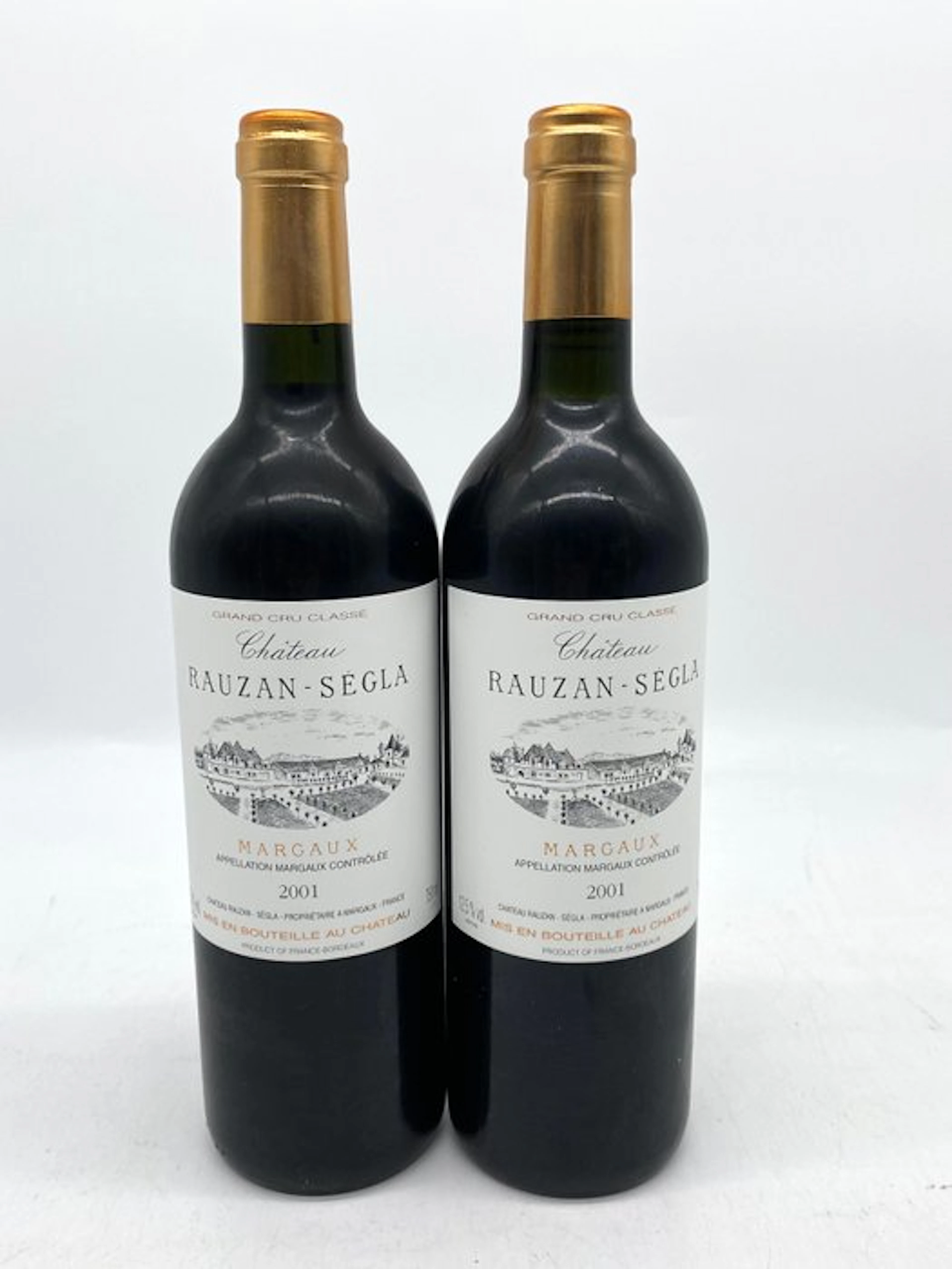 2001 Château Rauzan-Ségla - Margaux 2ème Grand Cru Classé - 2 Bottles (0.75L)