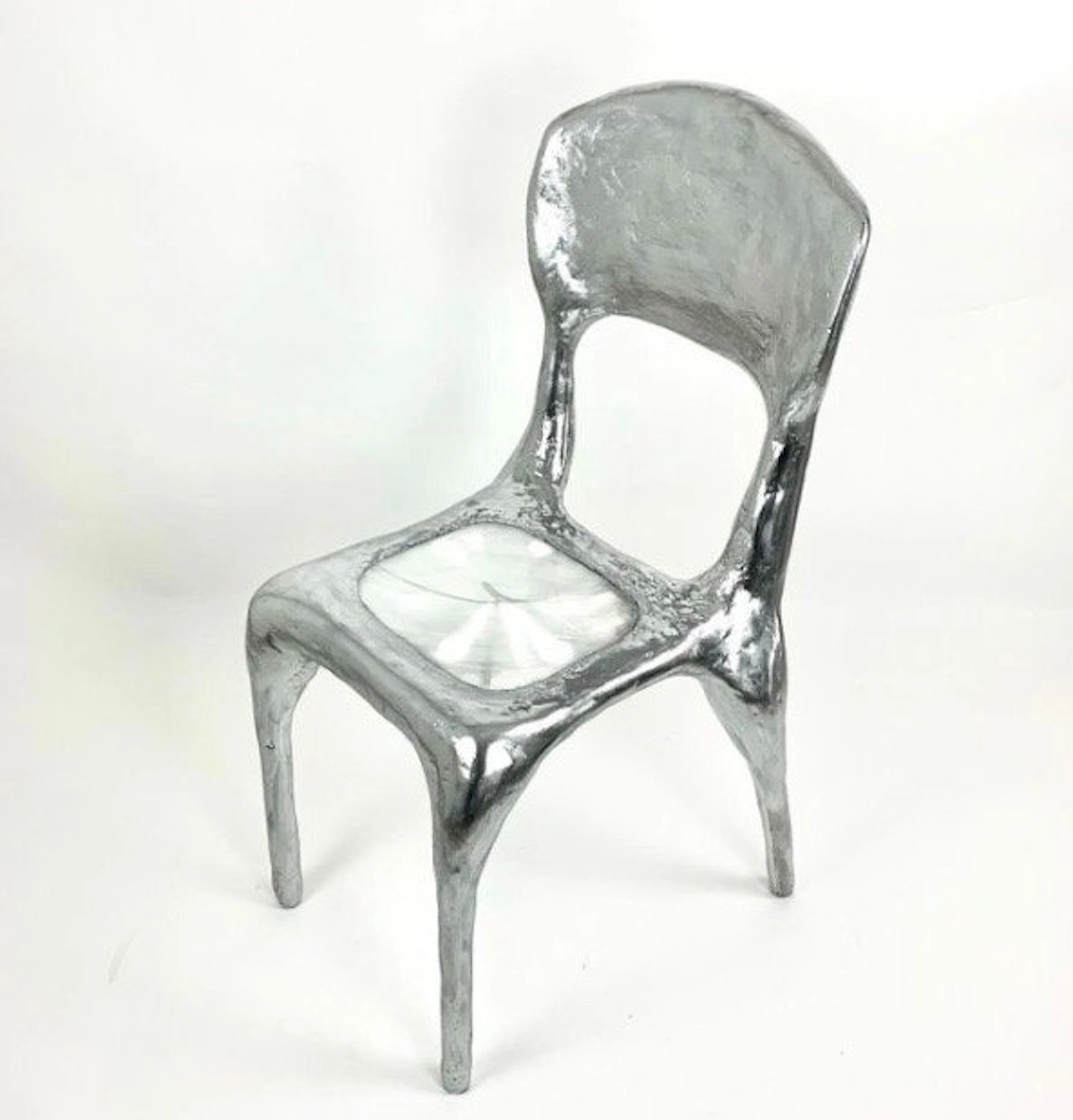 Louis Bressolles - Office chair - Steel - Chair 'Mirror'
