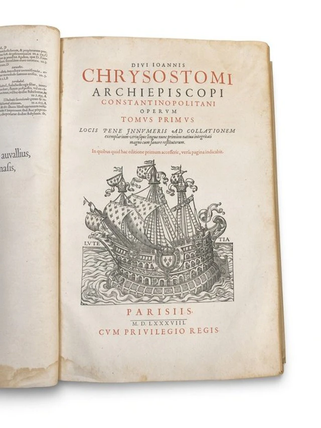 Ioannis Chrysostomi - Operum + Index - 1588