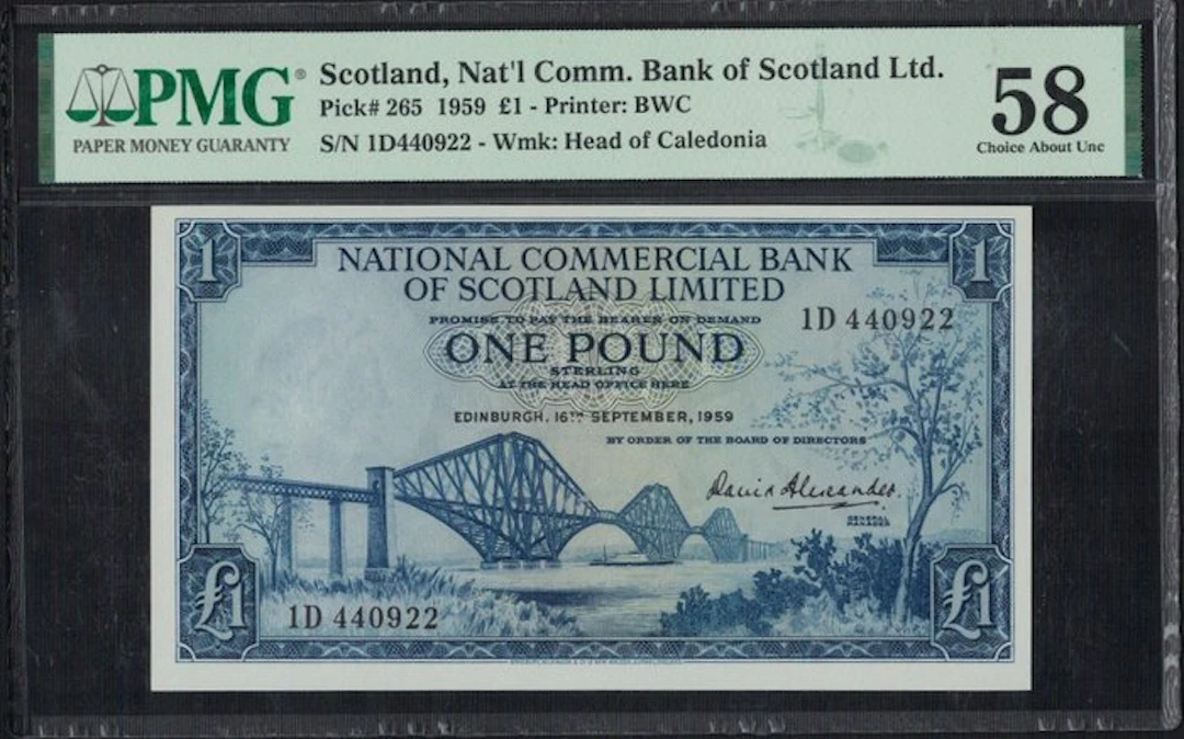 Scotland. - 1 Pound 1959 - Pick 265 (No reserve price)