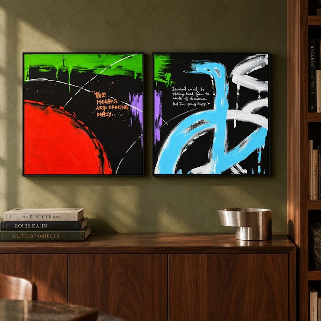 Xosh - The Mouths are Choking XXL canvas