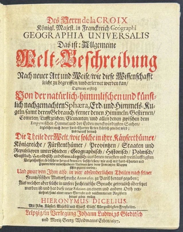 Antoine Pherotée de la Croix - Geographia Universalis