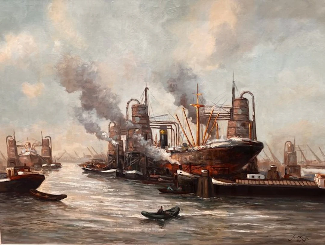 Johan van Reede (1921-2016) - Rotterdamse haven