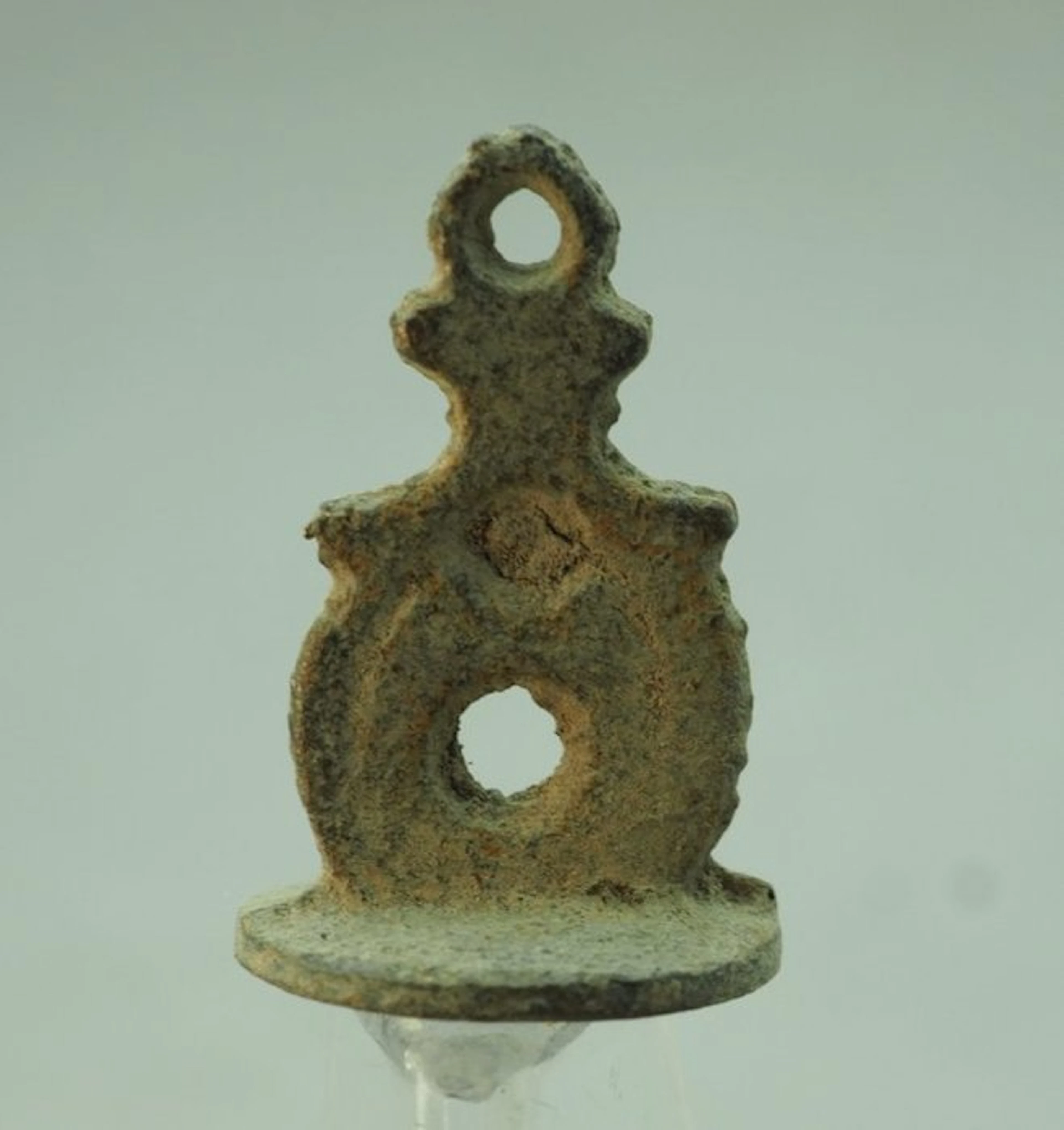 17th - 18th century Bronze Stamp Seal pendant with...