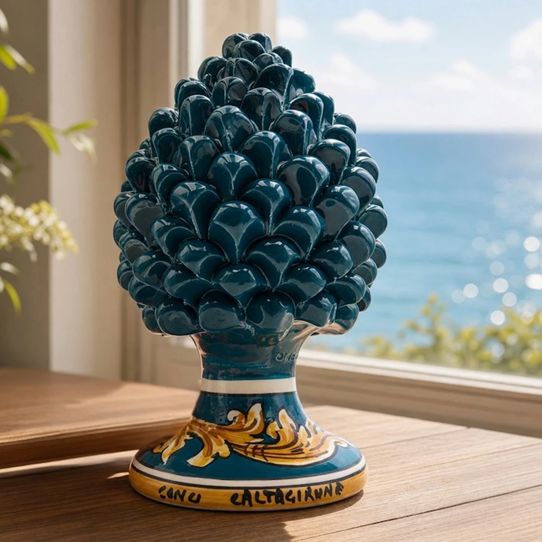Ceramica Artistica Tradizionale di Caltagirone - Firmata "CONCU" - Sculpture