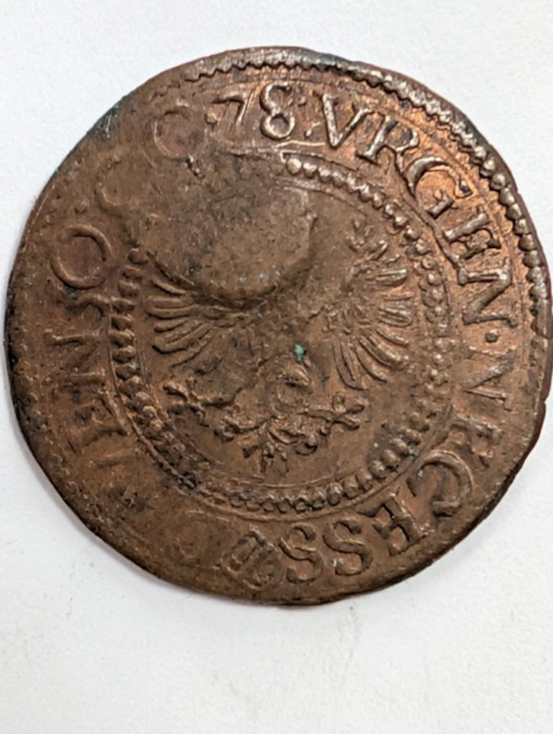 Netherlands, Deventer Noodgeld 1/2 Stuiver 1578 (No reserve price)