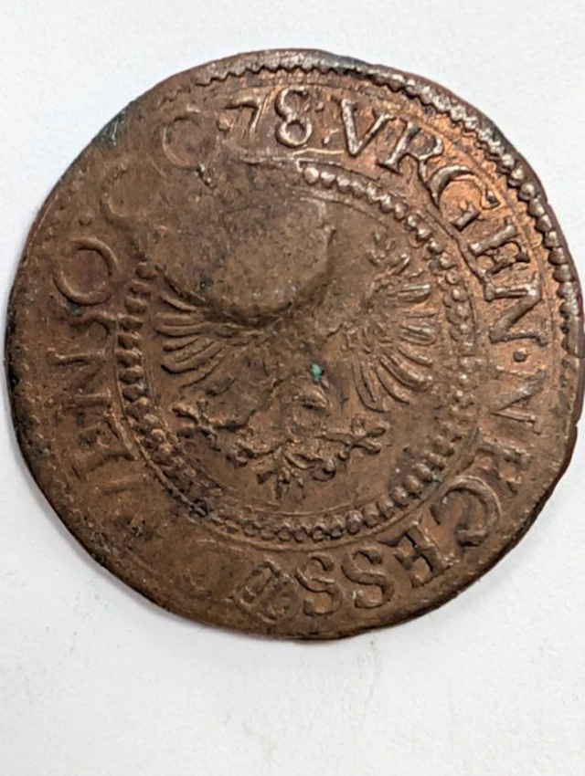 Netherlands, Deventer Noodgeld 1/2 Stuiver 1578 (No reserve price)