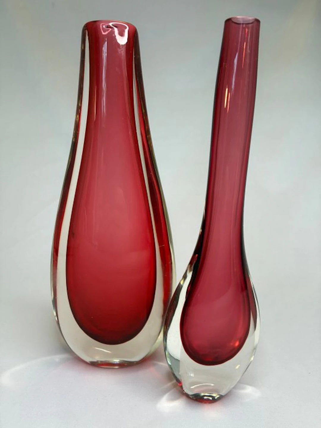 Murano (attr.) - Vase (2) - Sommerso - Glass