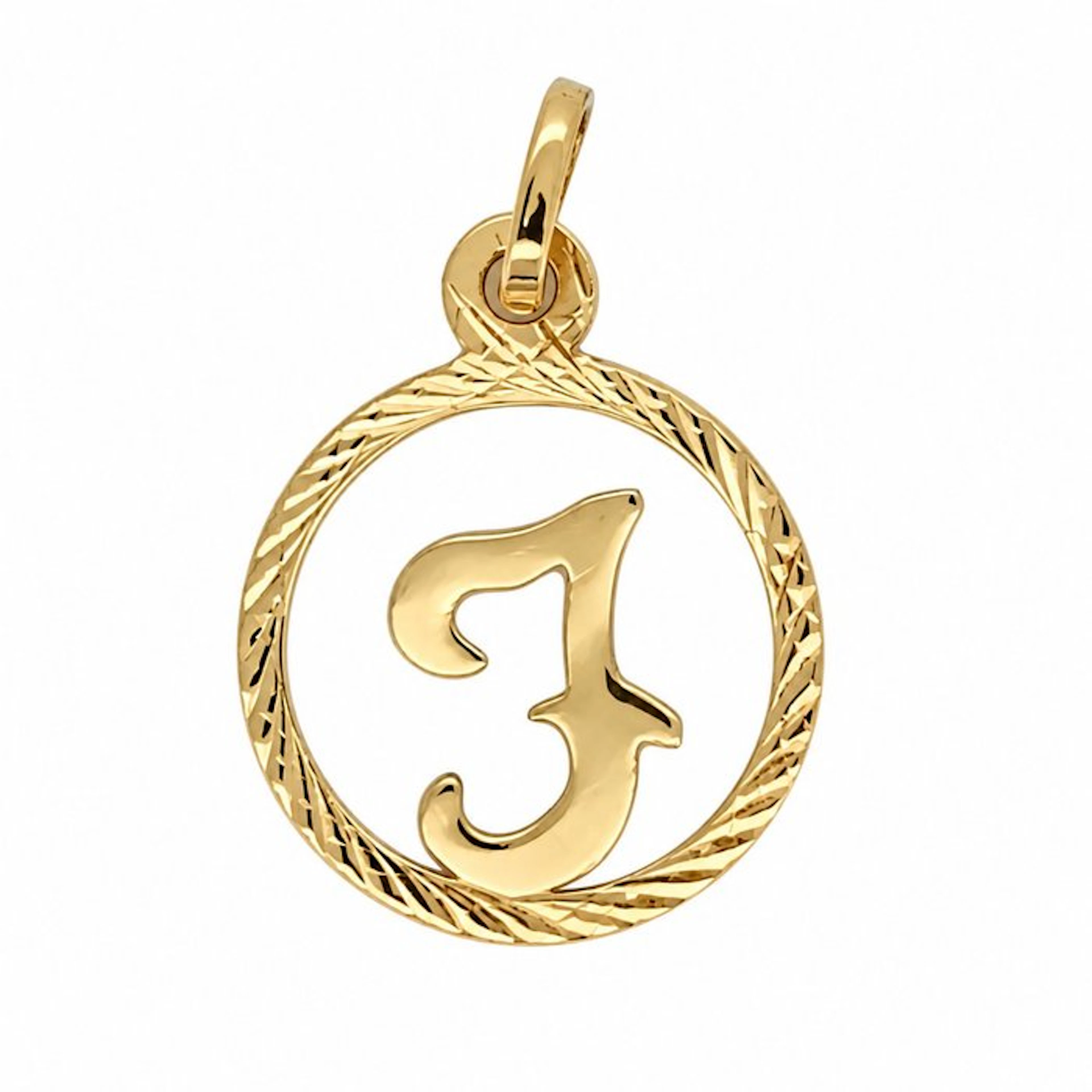Pendant - 18 kt. Yellow gold - Made in Italy - Handmade