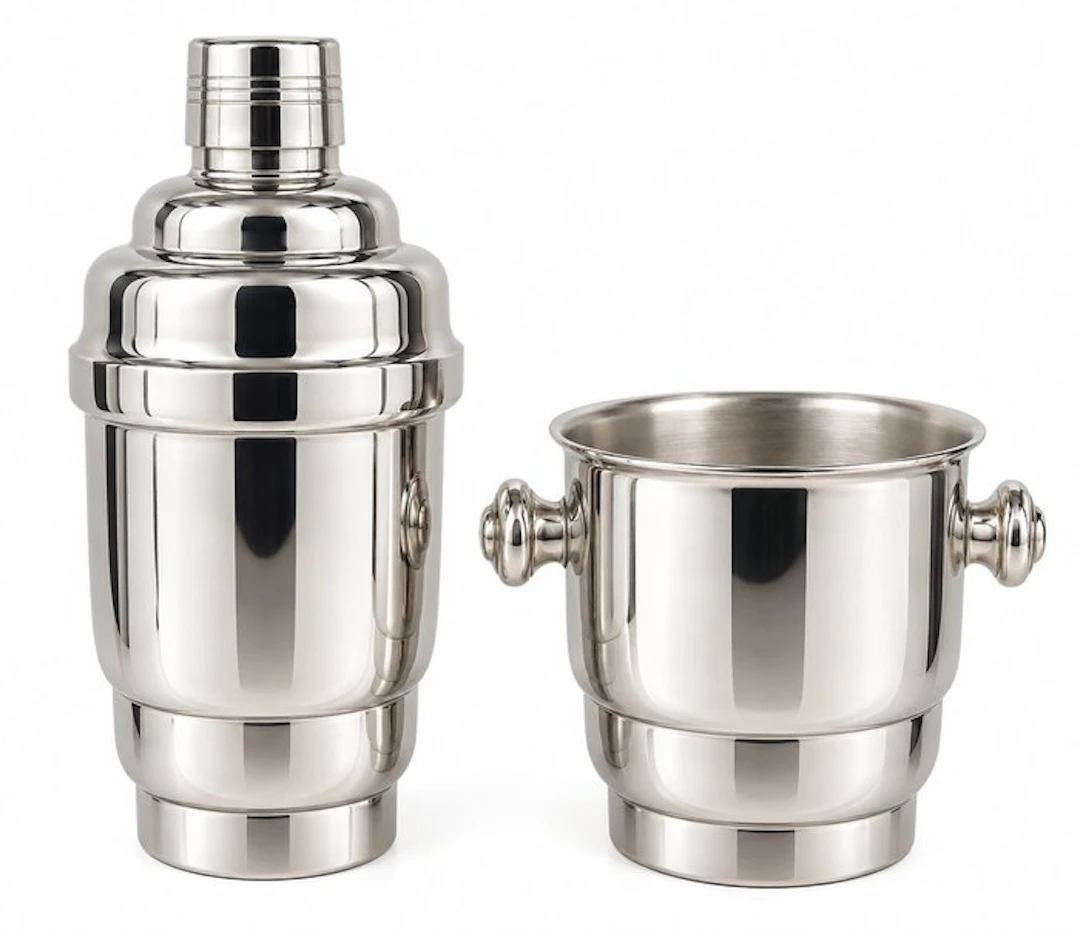 Cocktail shaker (2) - Silver Metal