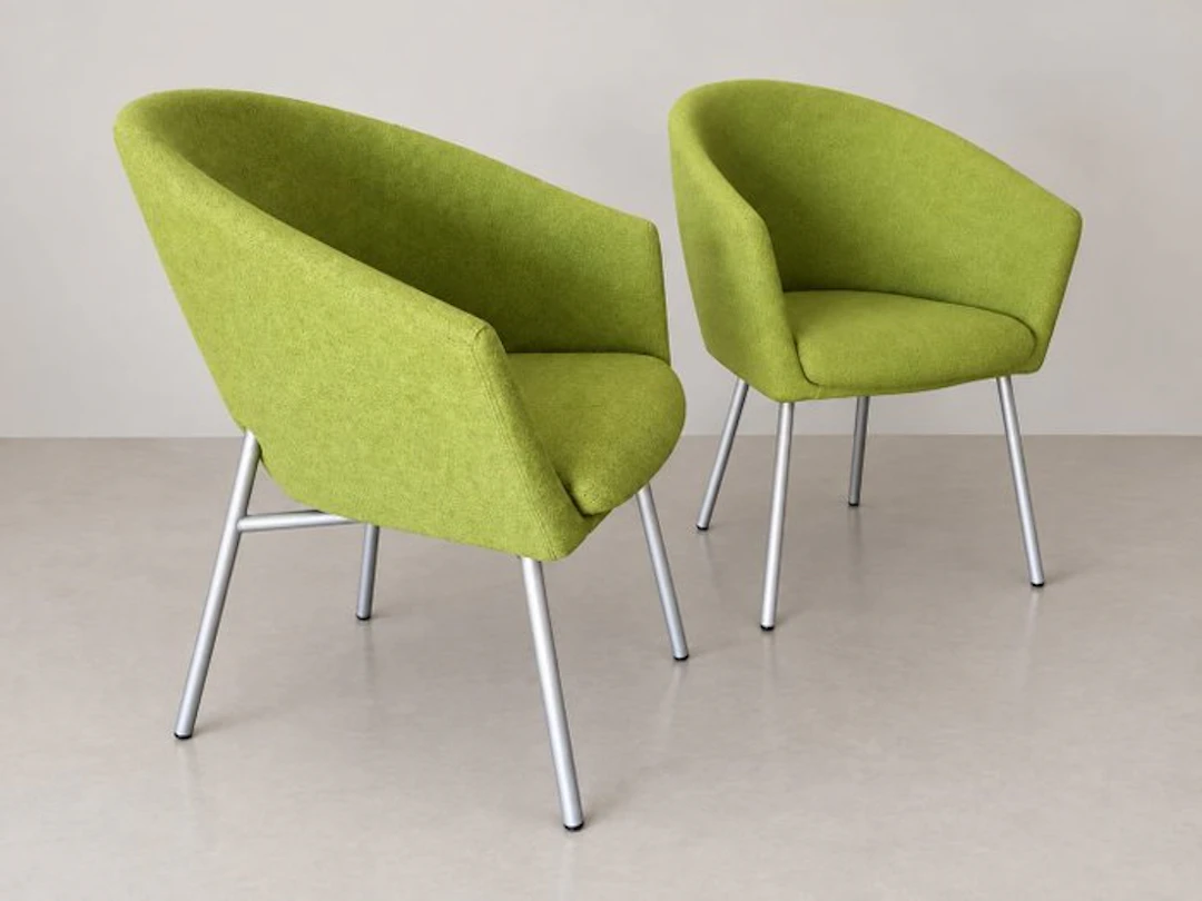 Artifort - René Holten - Chair (2) - Megan - Textile, Steel - Megan