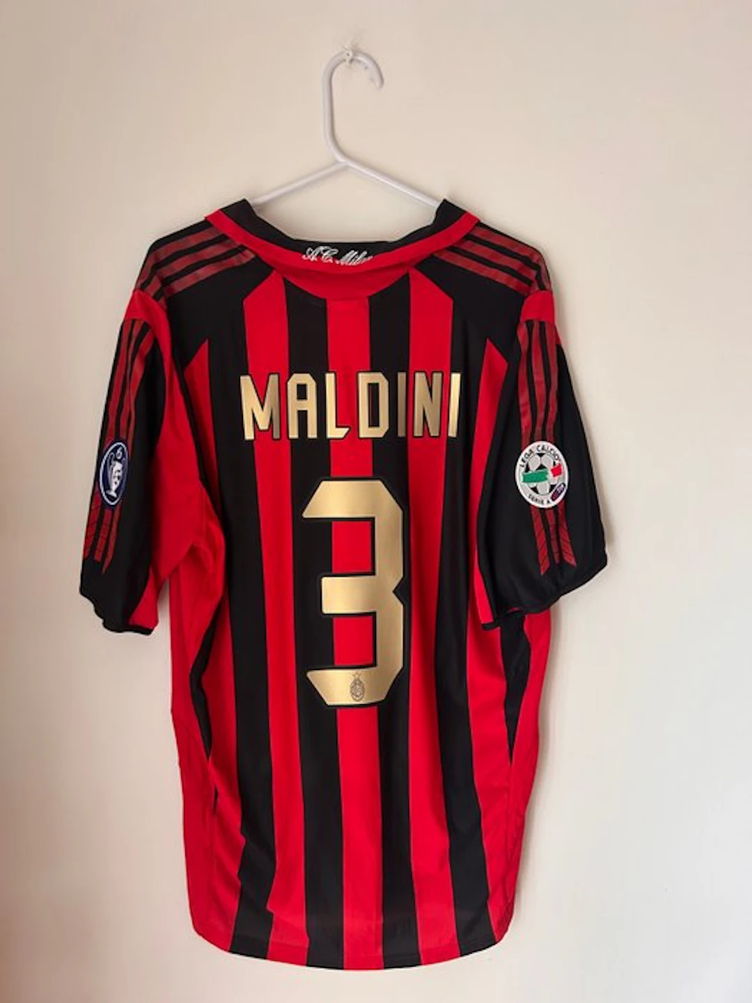 AC Milan - Italian Football League - Paolo Maldini - 2005 - Football shirt