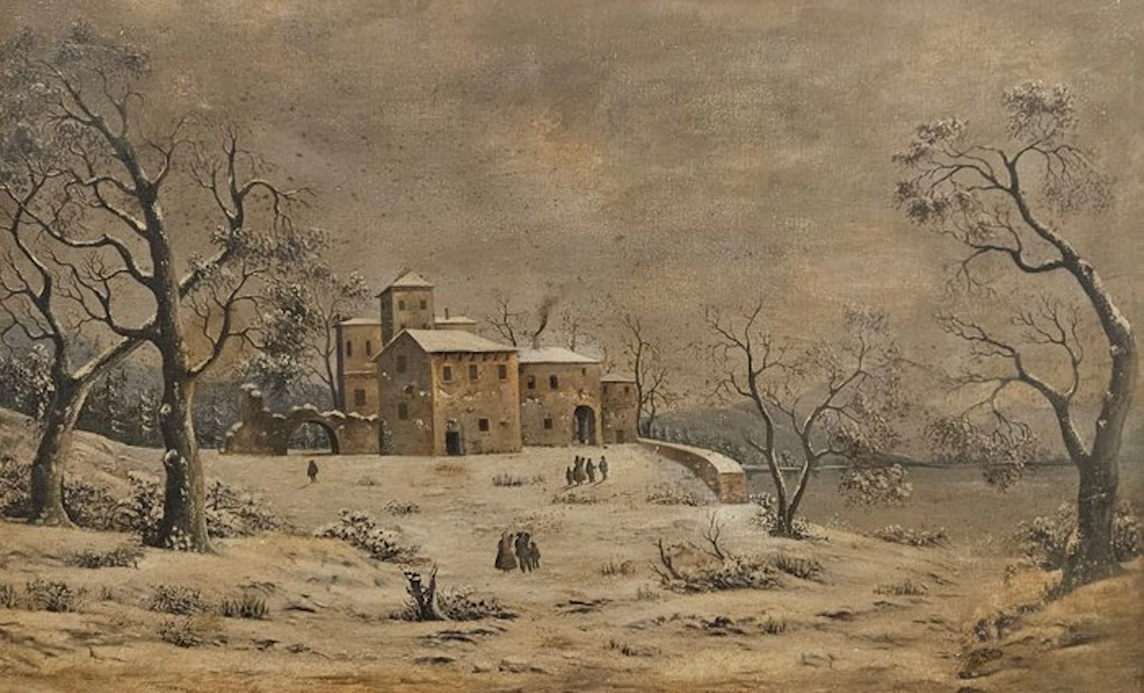 Escuela Impresionista Holandesa (XVIII-XIX) - El Invierno