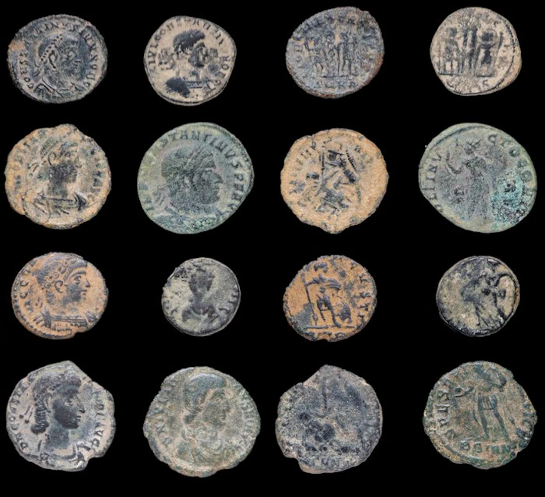 Roman Empire Lot of 8 coins minted between the 3rd and 4th centuries AD