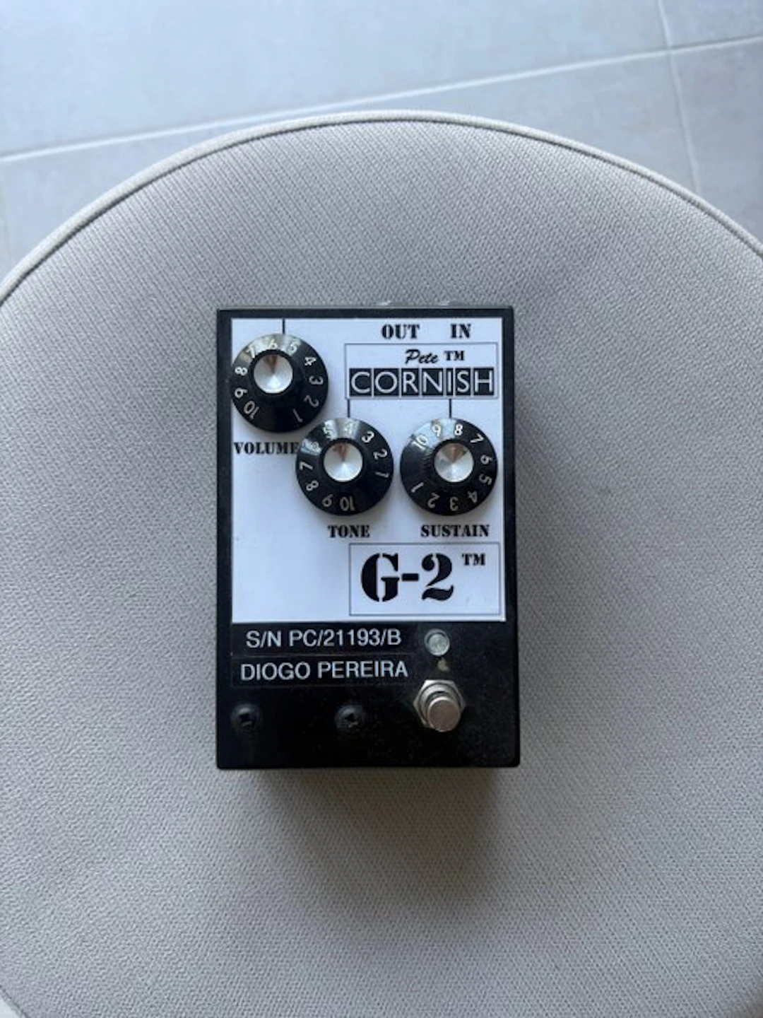 Pete Cornish - Distortion/overdrive pedal - United Kingdom