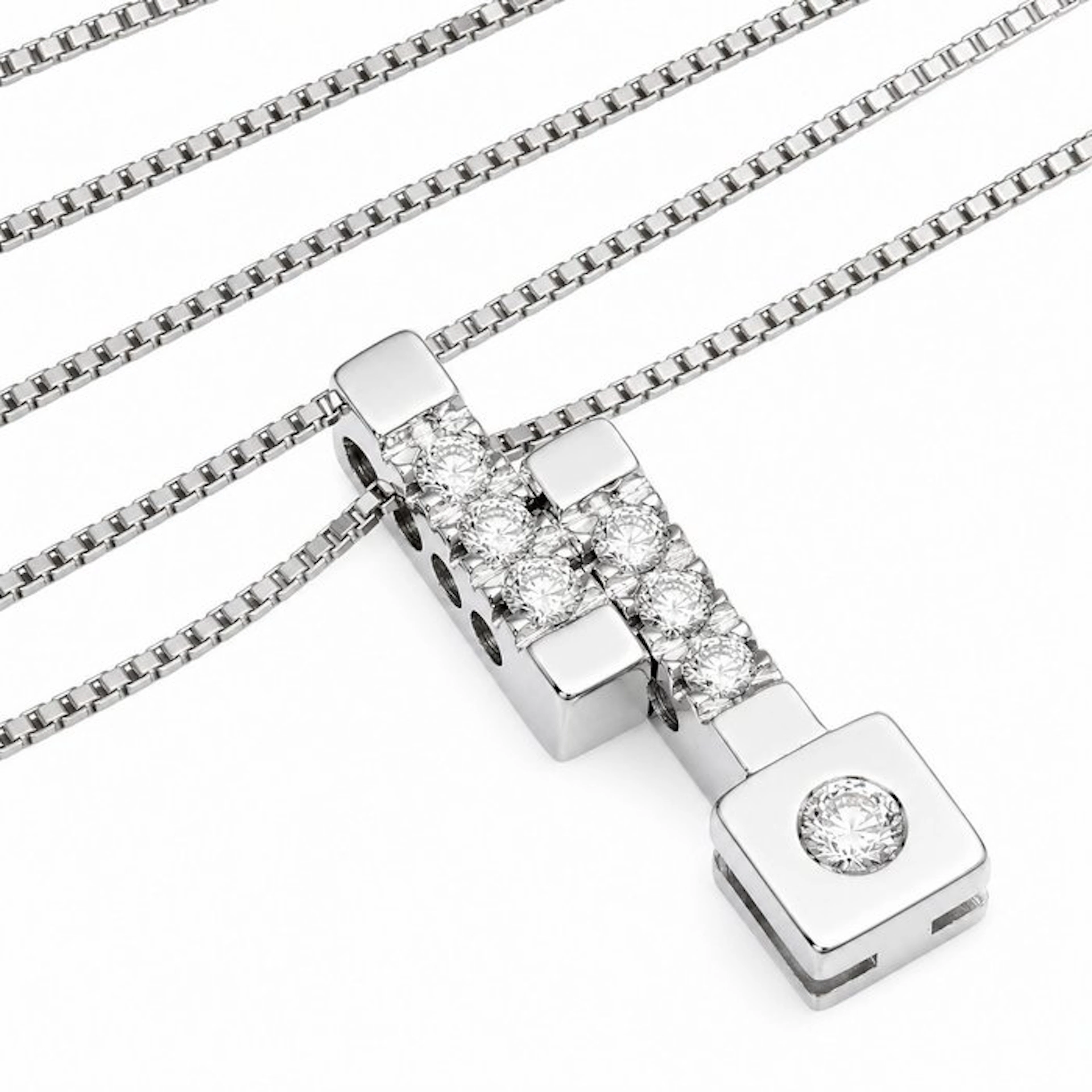 Necklace with pendant - 18 kt