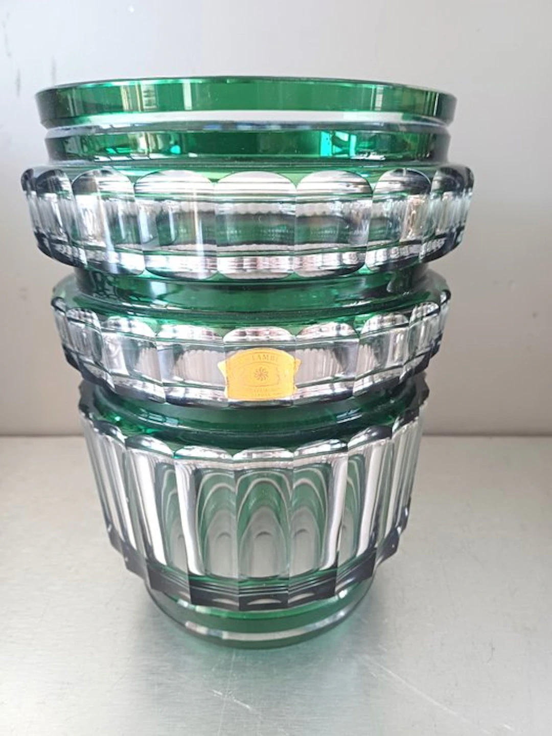 Val Saint Lambert - Charles Graffart - Vase - Bolero - Crystal
